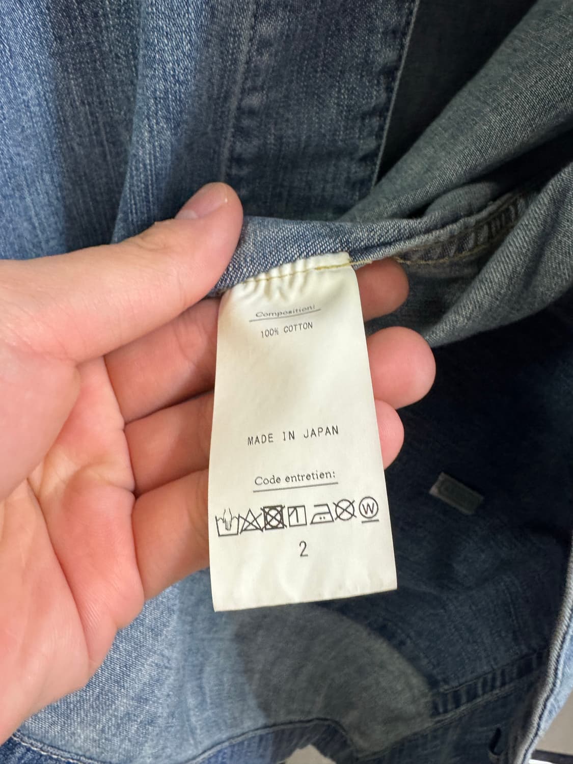 아프레쎄 22fw 데님 커버올 us navy 상품이미지6