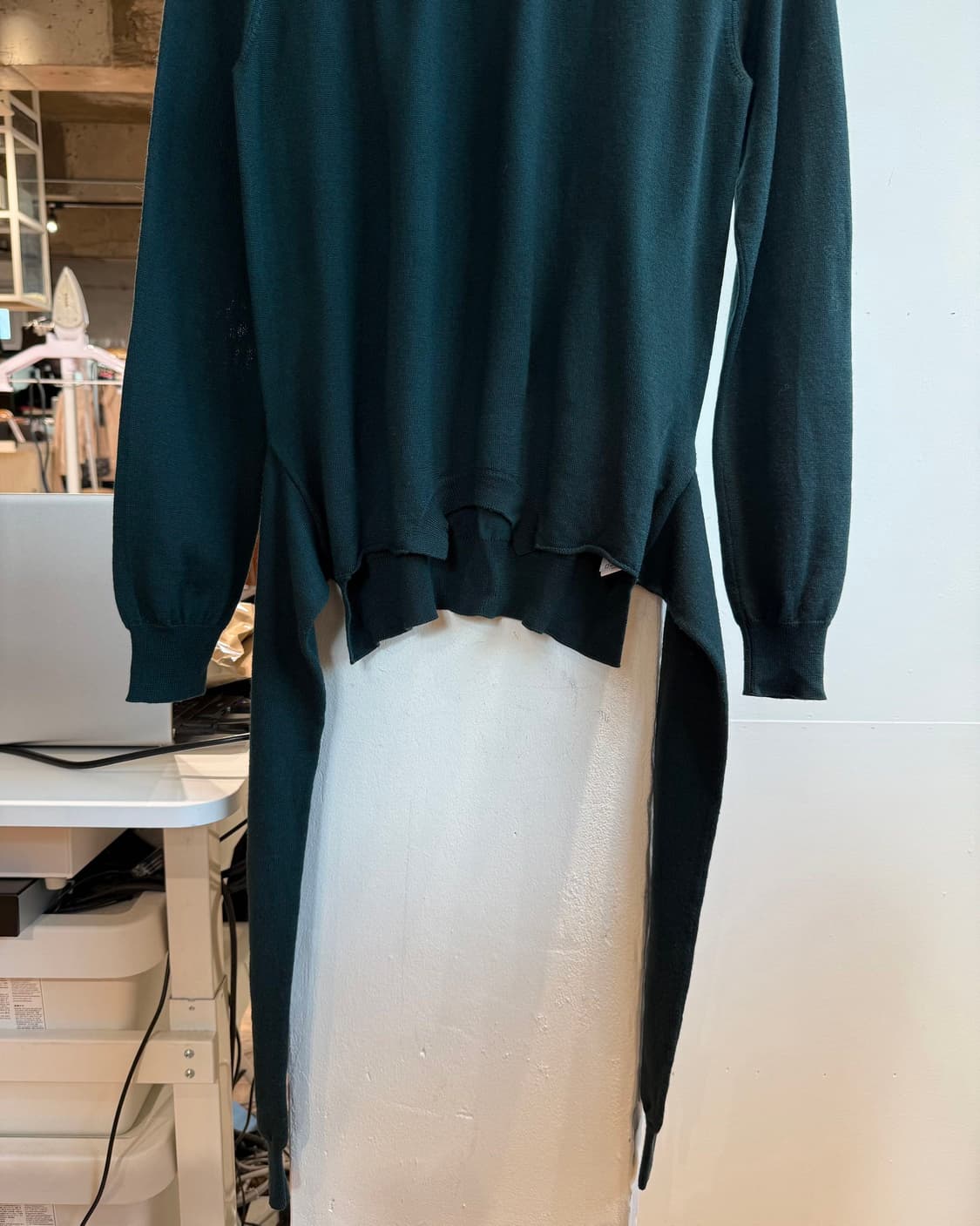 mm6 그린 레이어드 울 니트  상품이미지6