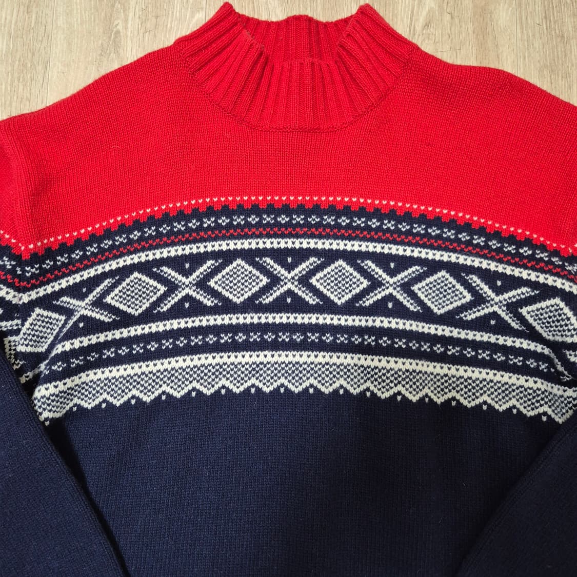 마리어스 아메리칸 패턴 목폴라 니트  상품이미지2