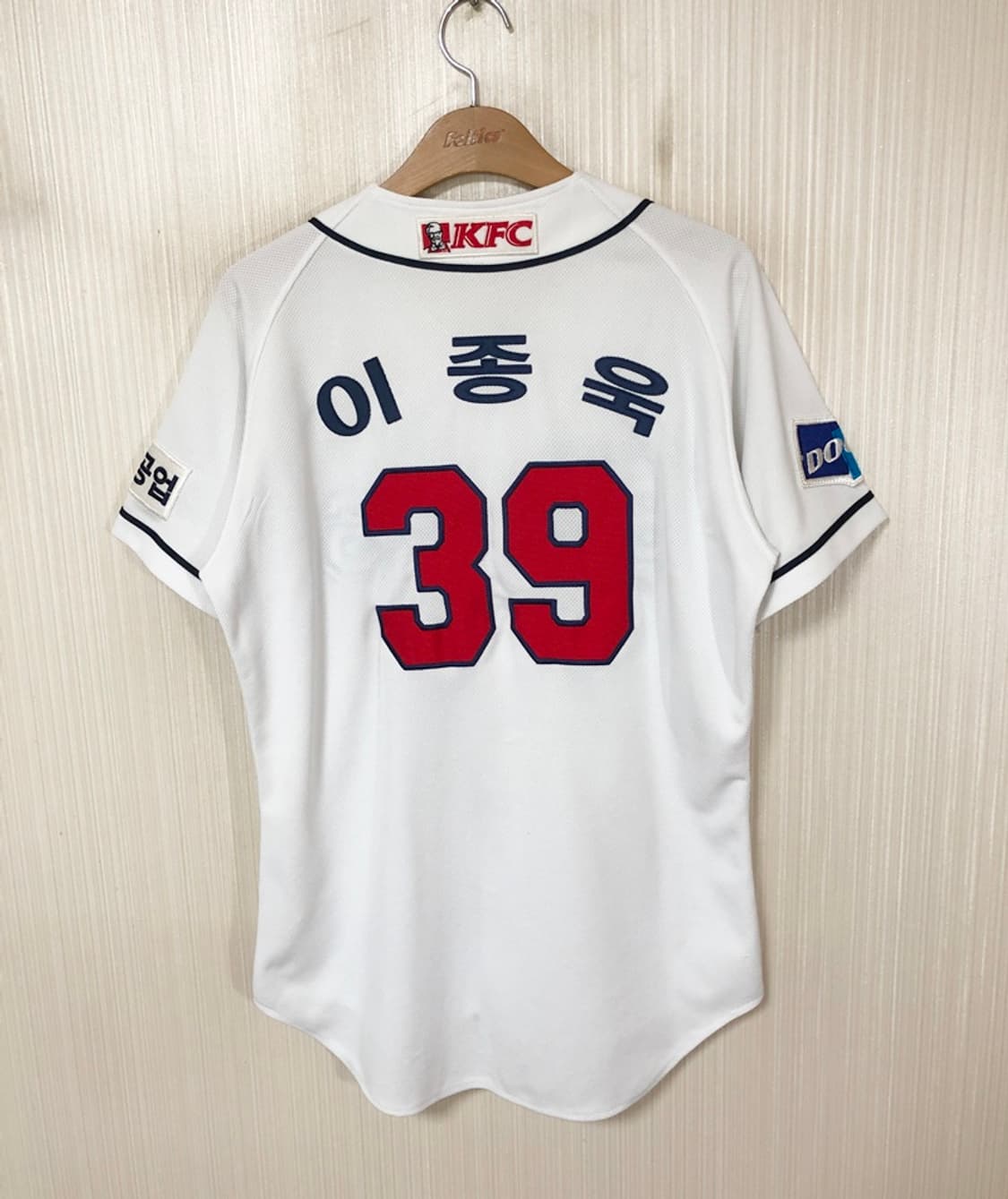 KBO 위팬 두산베어스 홈유니폼/져지 M(95) #39 이종욱 상품이미지8