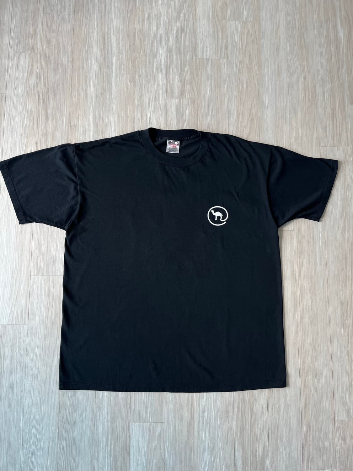 90s 빈티지 카멜 프로모 티셔츠 where its tee 상품이미지1