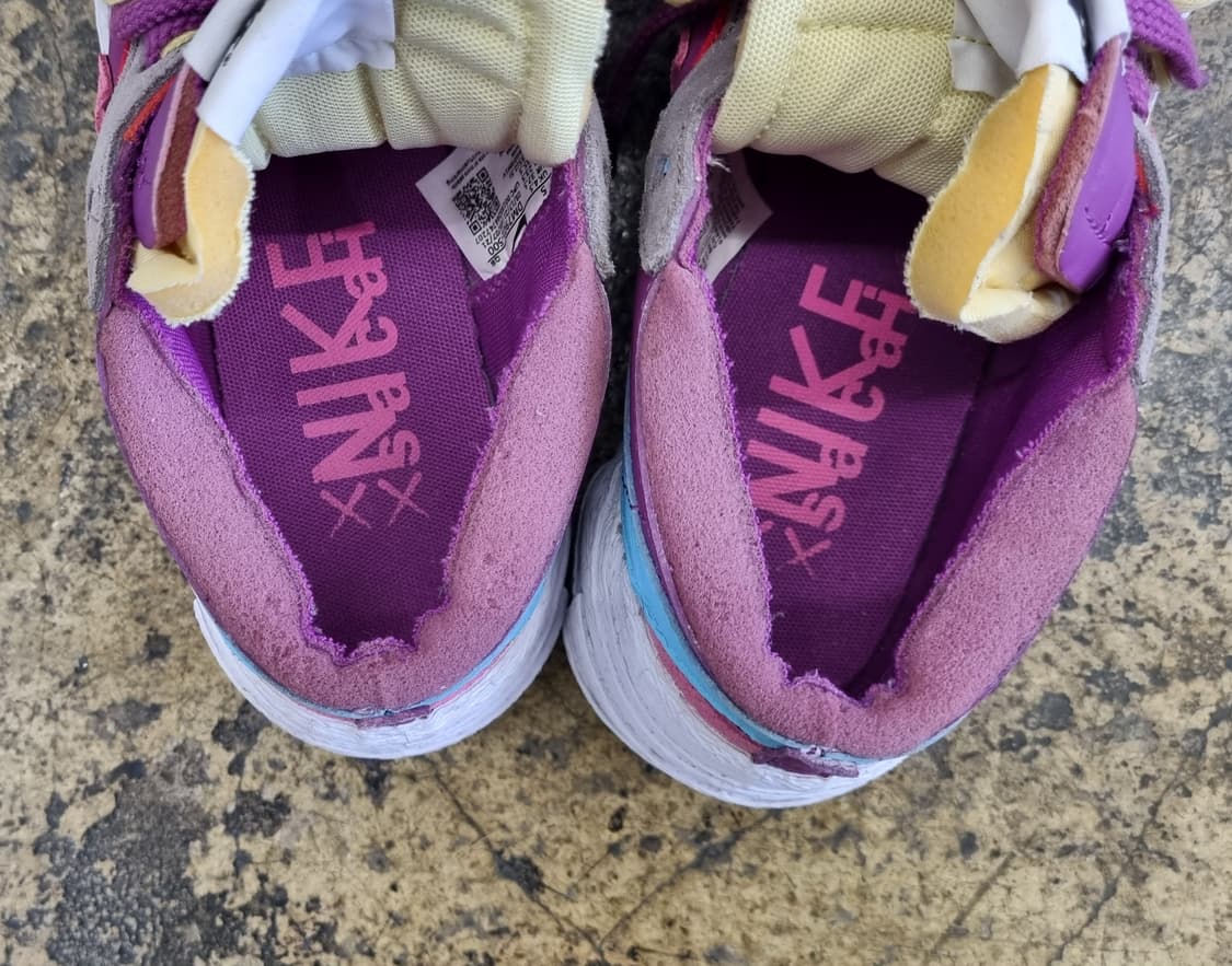 나이키 x 사카이 x KAWS 블레이저 로우 '퍼플 더스크' 상품이미지4