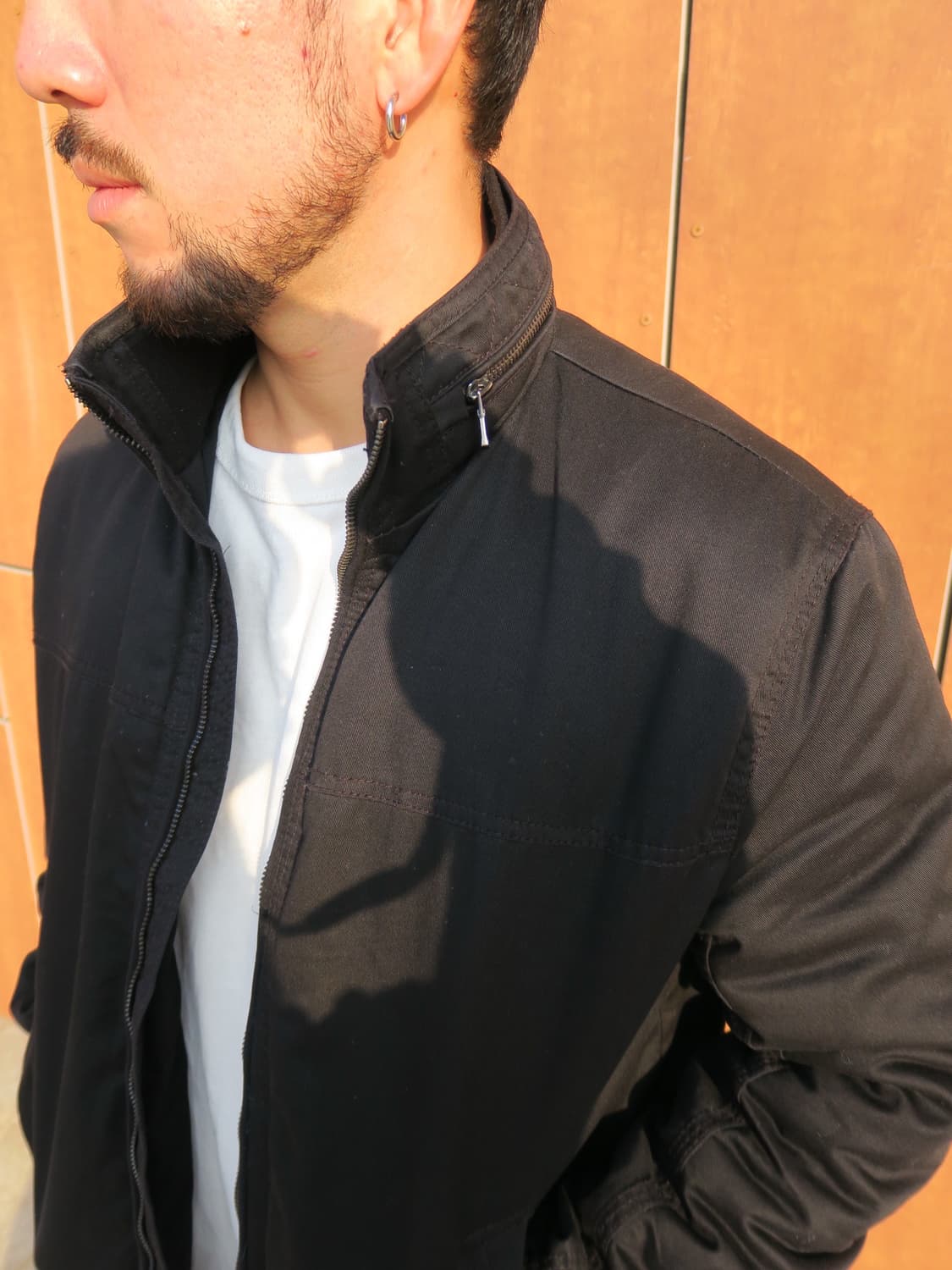 H&M 블랙 붐버자켓 M size 상품이미지2