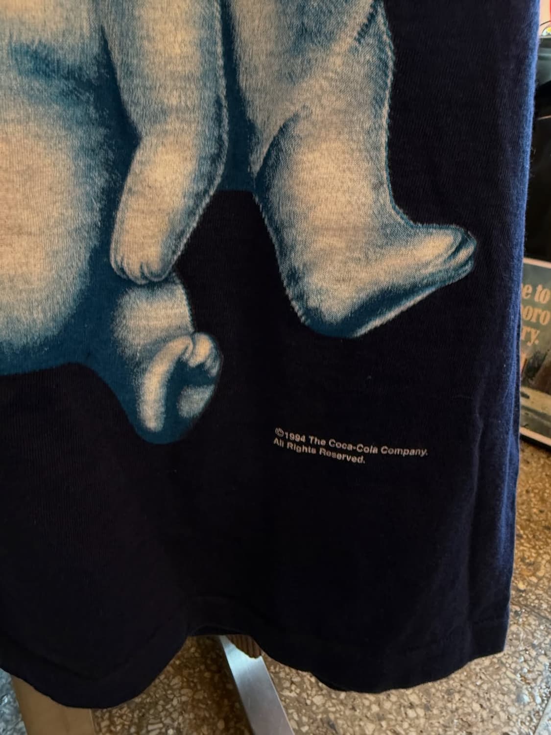 🧊 Coca-Cola 빈티지 폴라베어 티셔츠 (1994년 오리지널) 상품이미지2