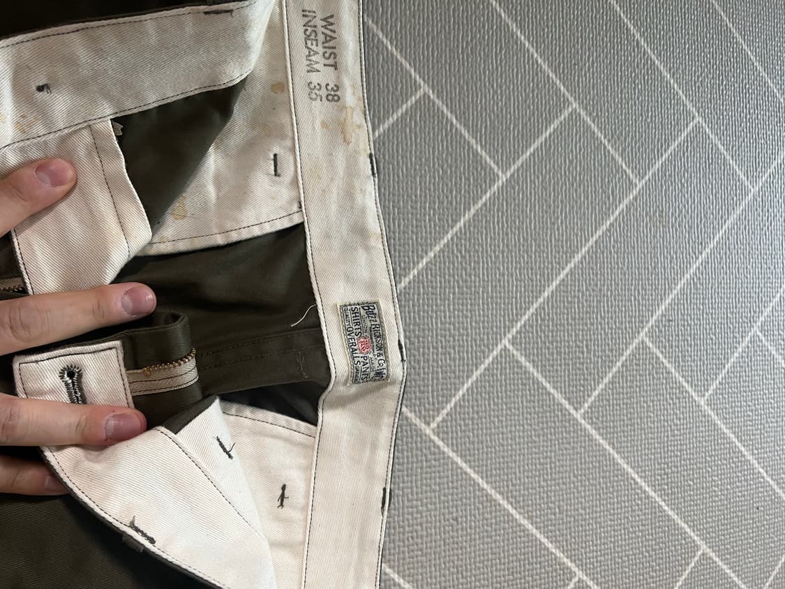 버즈릭슨 치노 38 팝니다 상품이미지3