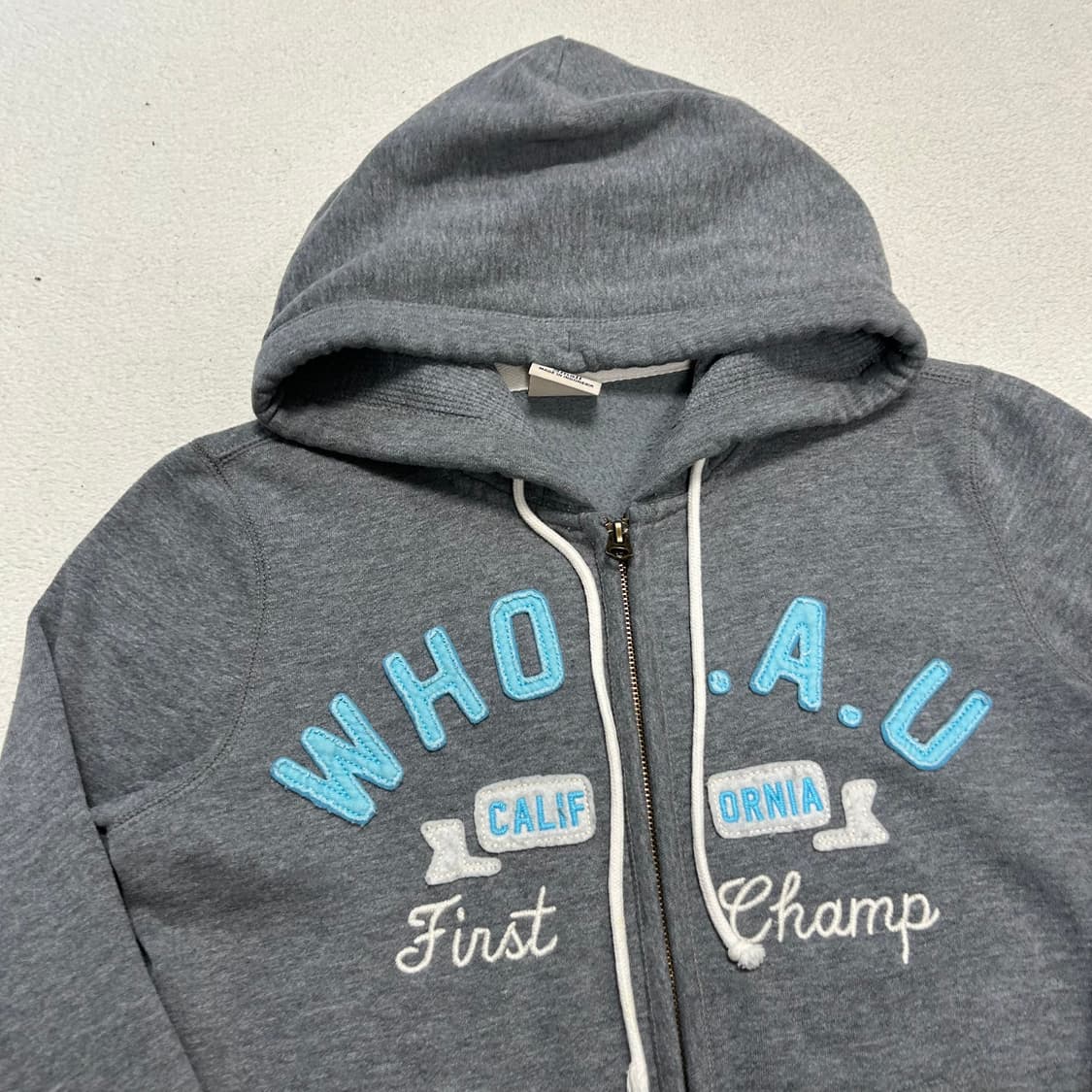 Who.A.U Grey Hood Zip-up 상품이미지5
