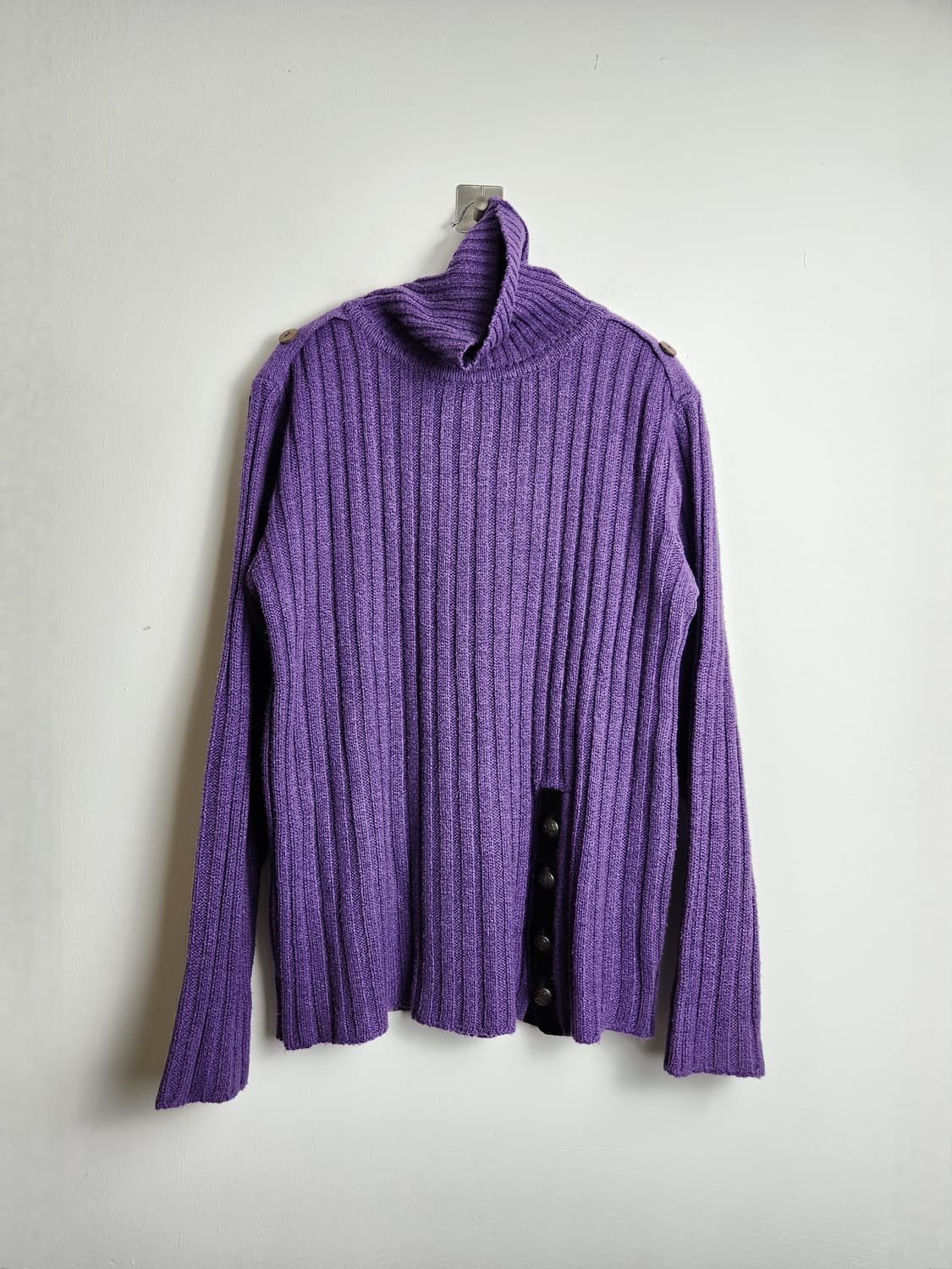 골지 트임 롱 니트 상품이미지7