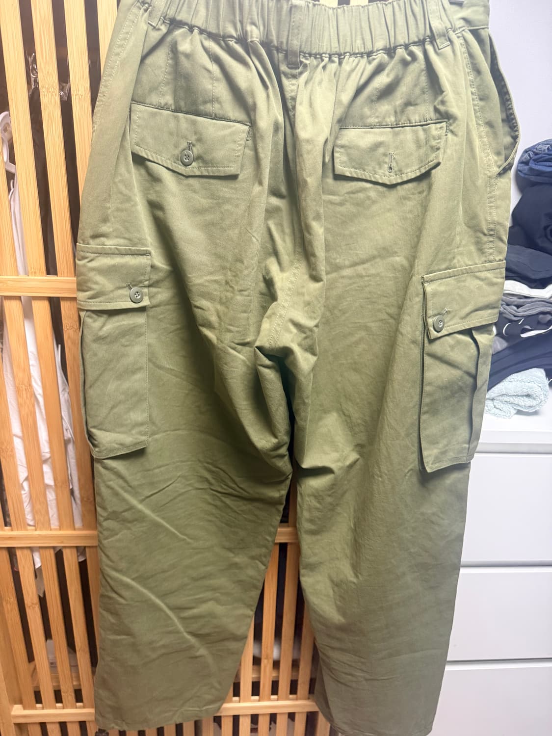 카네이테이 카고팬츠 카키 XL 상품이미지4