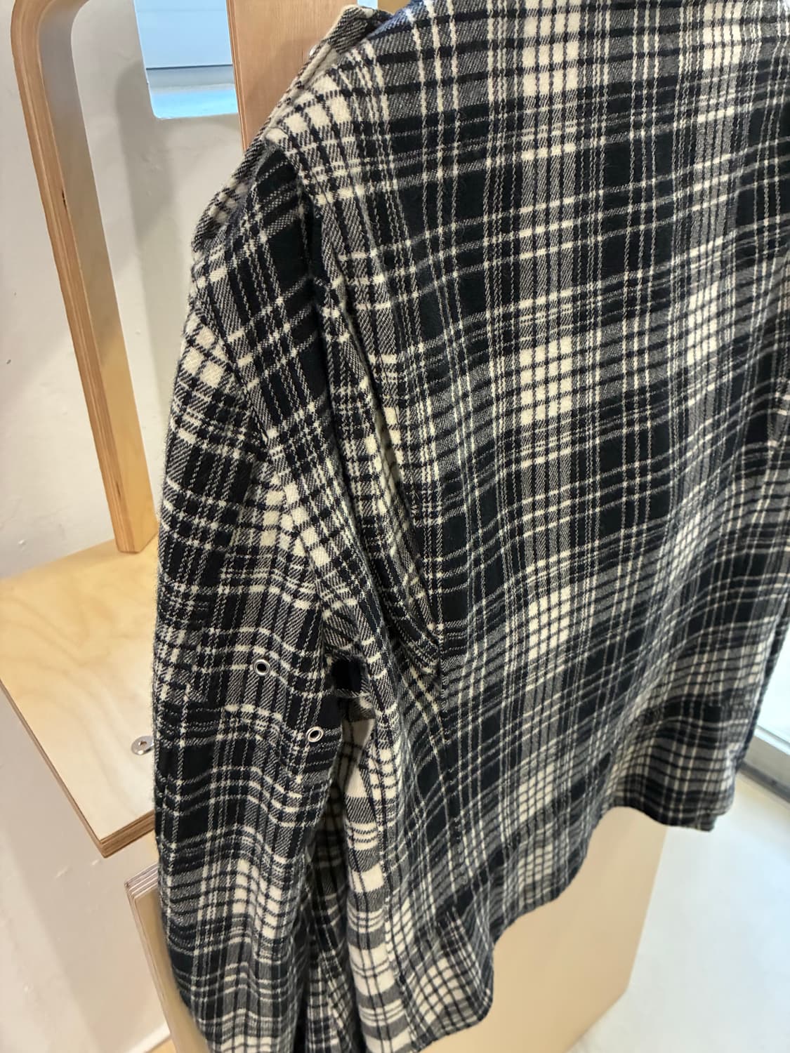 꼼데가르송 블랙 라이더 자켓 상품이미지7