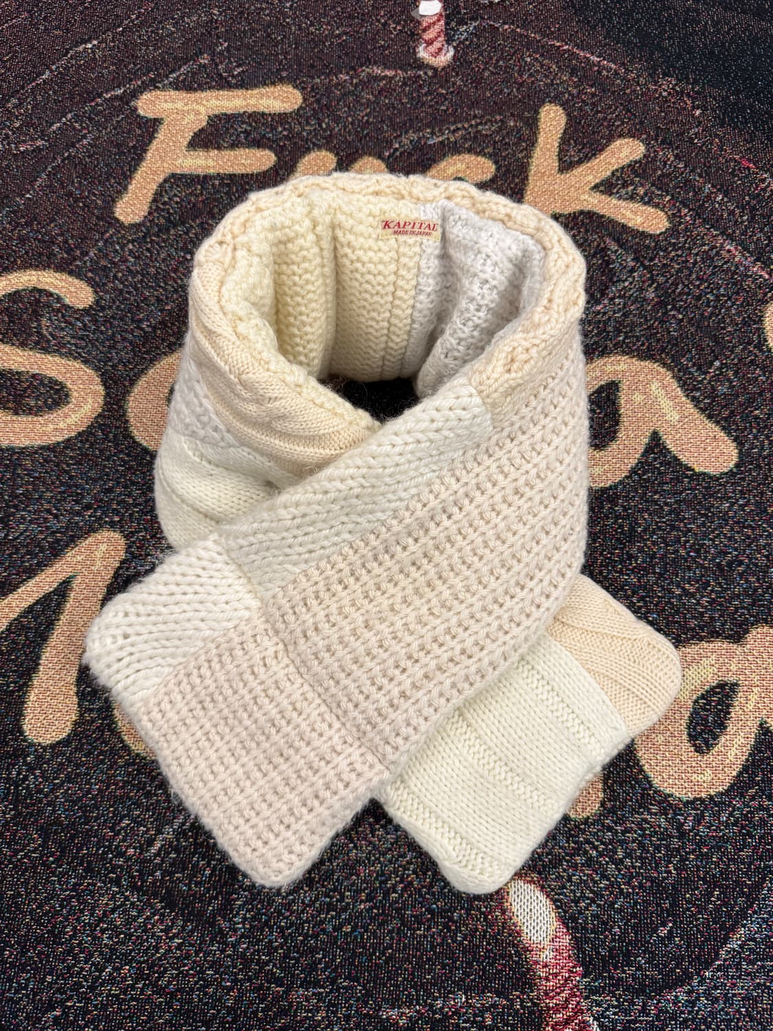 캐피탈 니트 머플러 상품이미지3