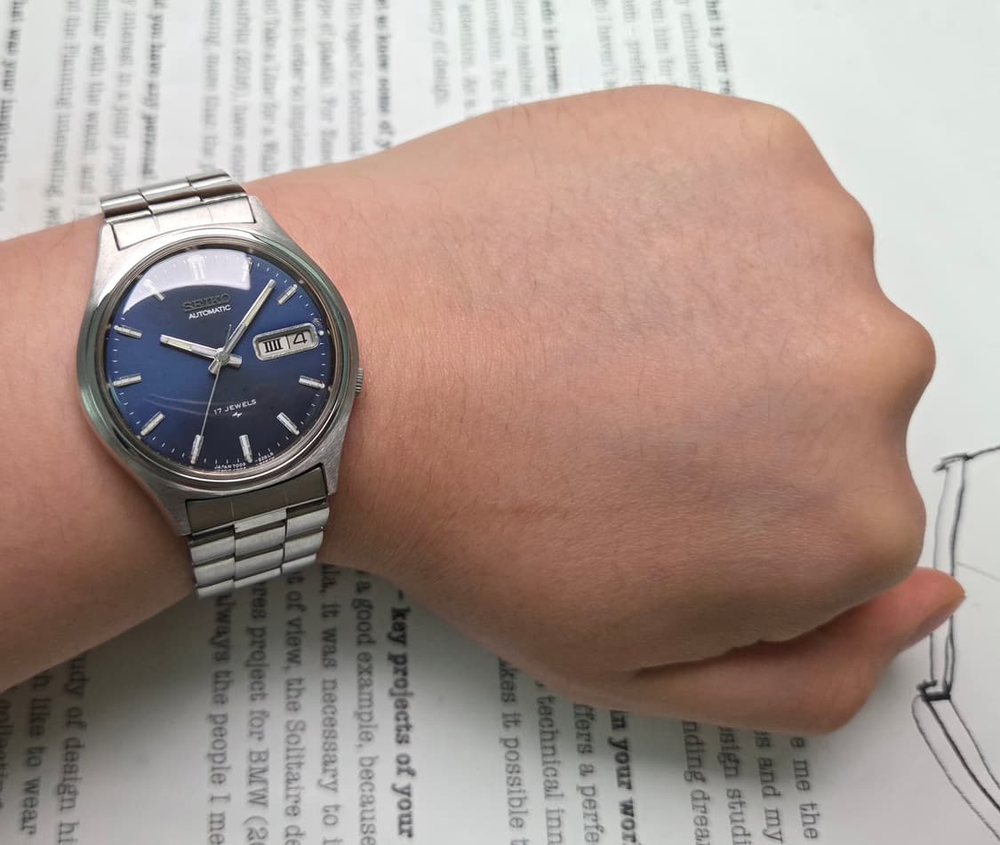 빈티지 세이코 순정 블루다이얼 한자 데이데이트 7009 브레이슬릿 ver 상품이미지8