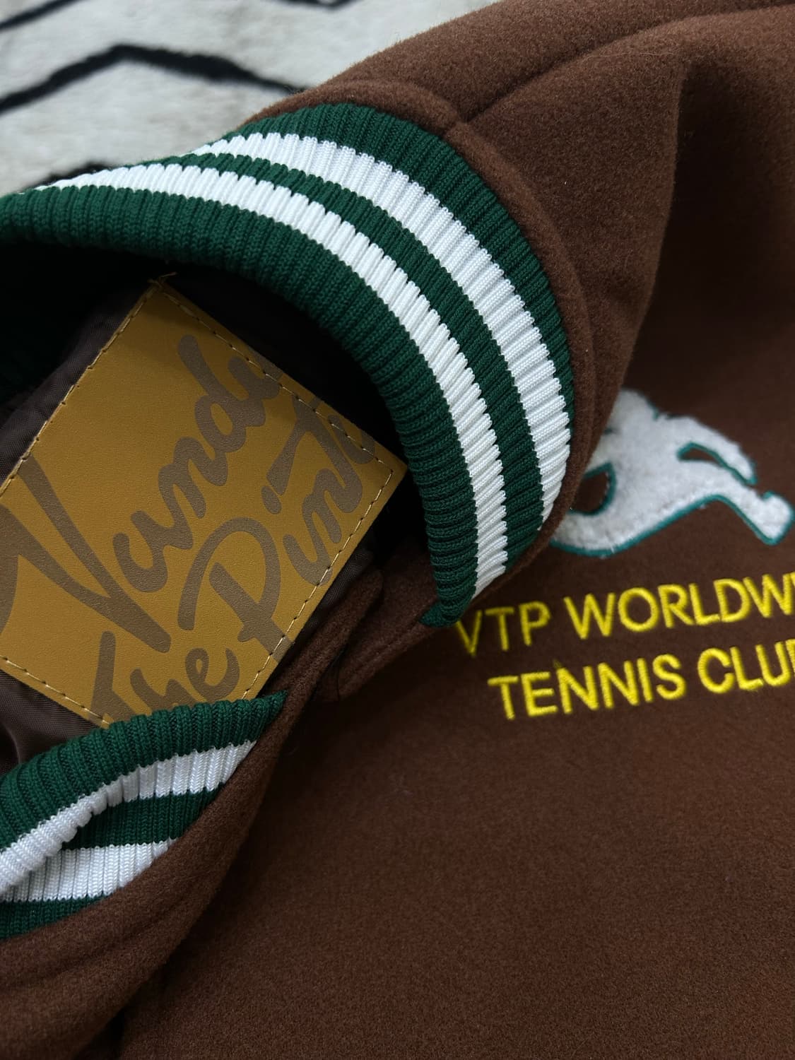 [L]반디더핑크 테니스 바시티/브라운 상품이미지5