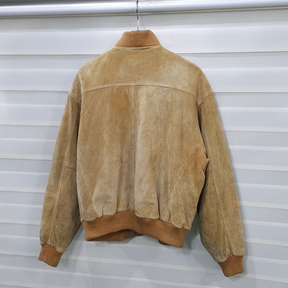 JAPAN 80-90s 빈티지 스웨이드 봄버 자켓- M 상품이미지7