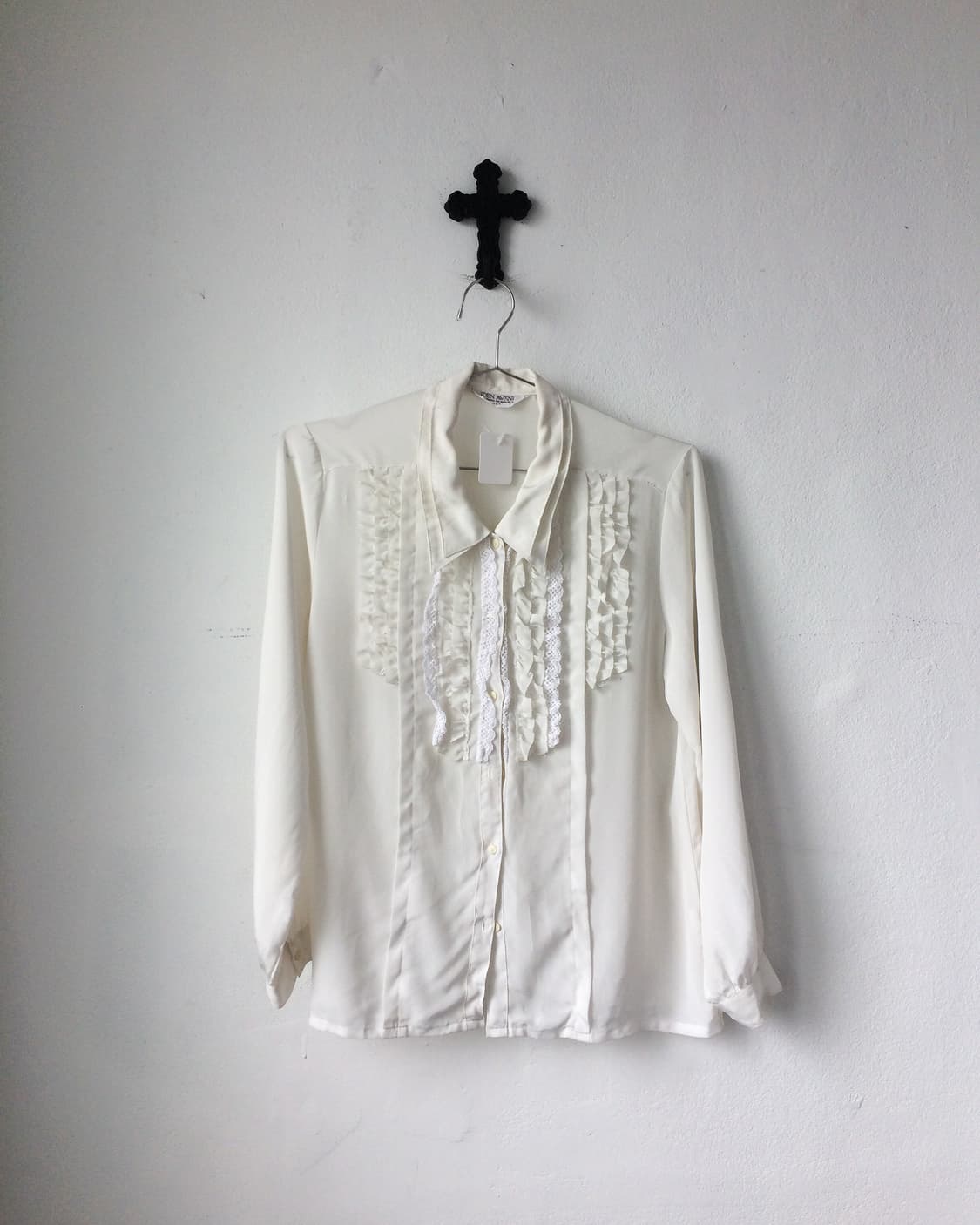 Frill trimming shirt 상품이미지2