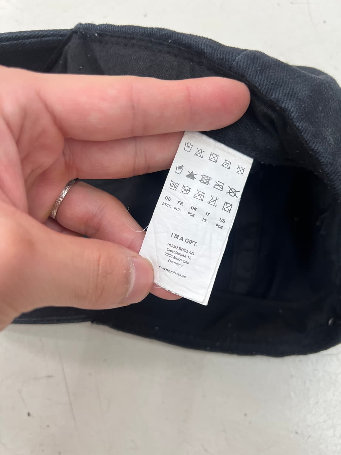 휴고 보스 워시드 볼캡 상품이미지4
