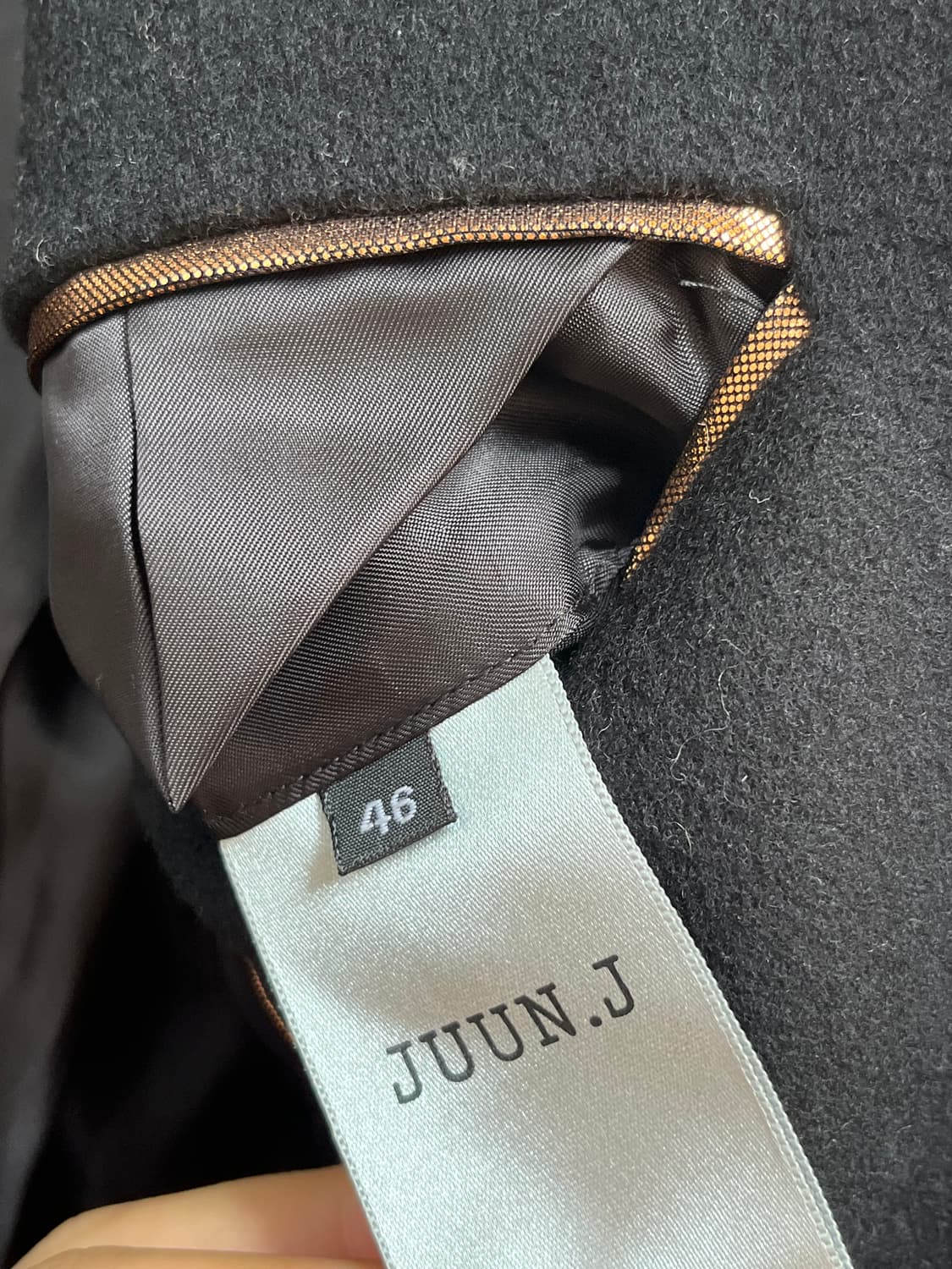 JUUN.J 준지 체스터필드 울 코트 46 상품이미지7