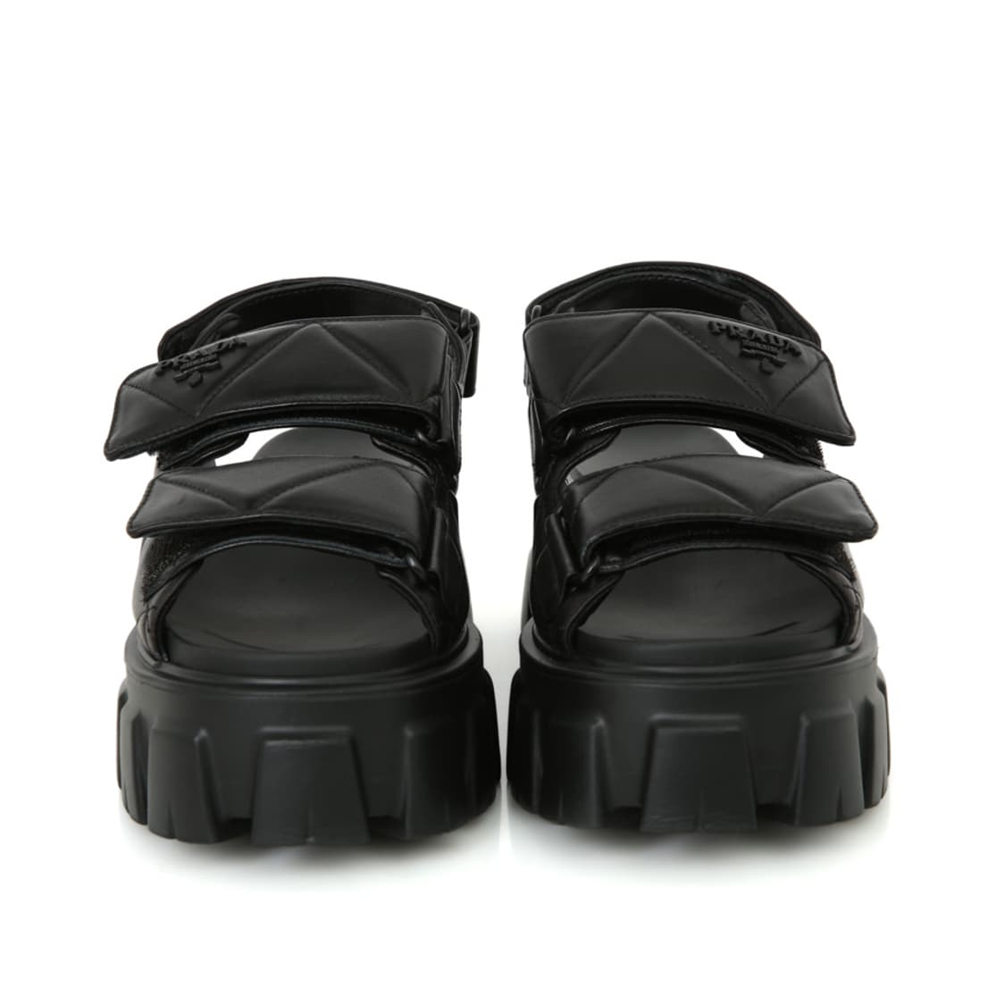 프라다 모노리스 나파 레더 샌들 플랫폼 벨크로 샌달 1X439N 상품이미지2