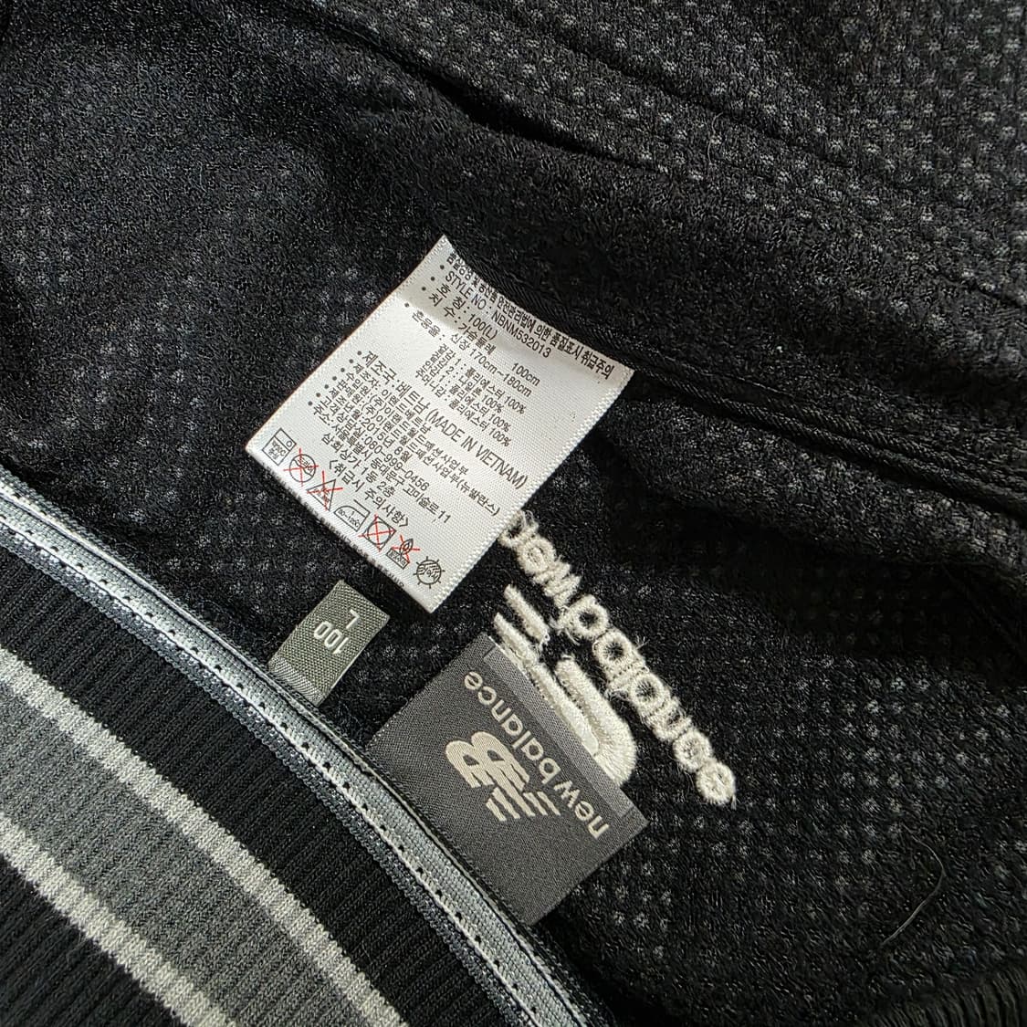 L 100 뉴발란스 바시티자켓 다크네이비 상품이미지4