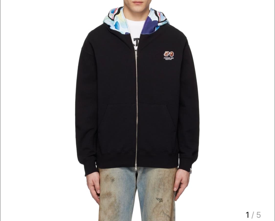 베이프BAPE x BAYC Edition Shark Full 후드집업(B 상품이미지4