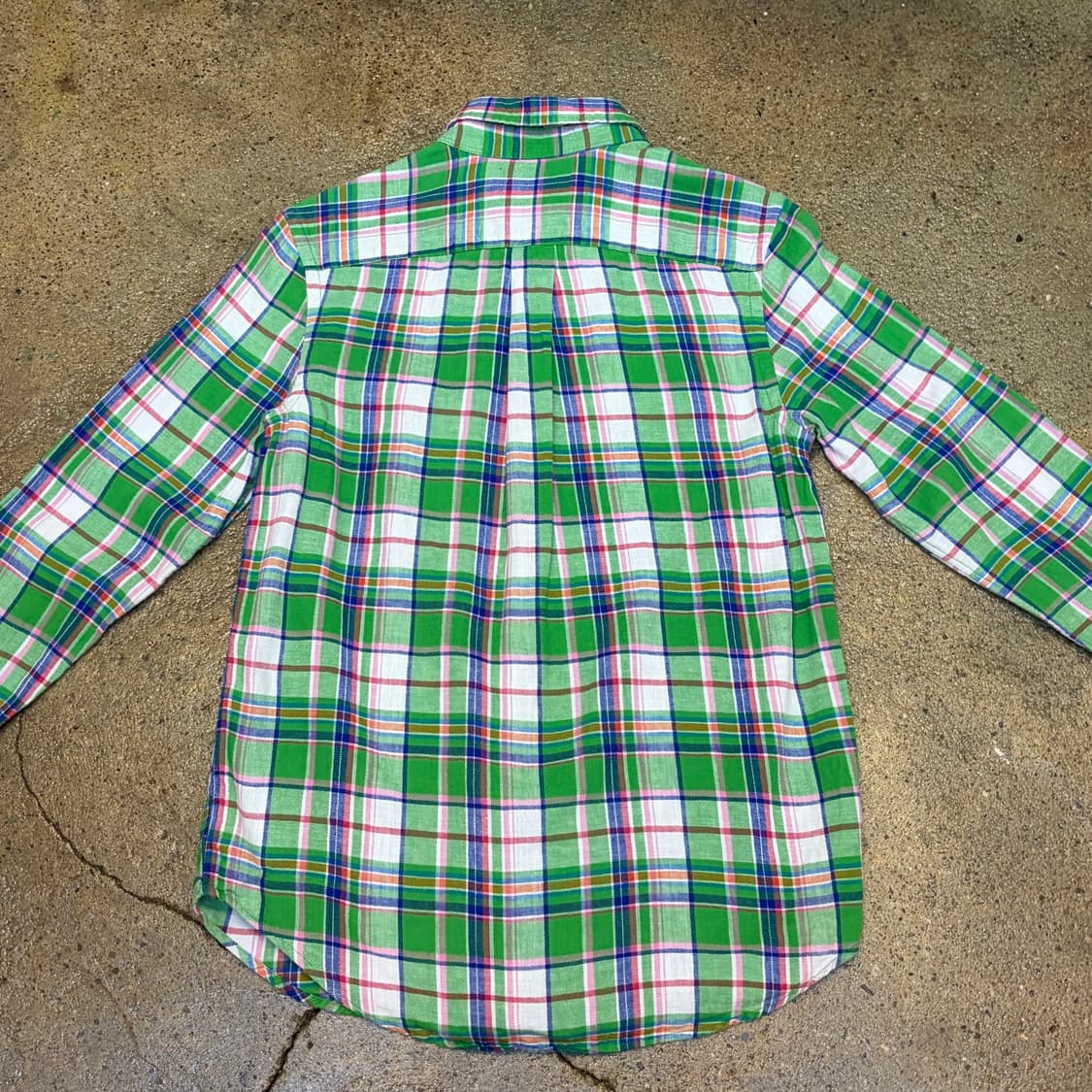미국 빈티지 폴로랄프로렌 봄 체크셔츠 상품이미지6