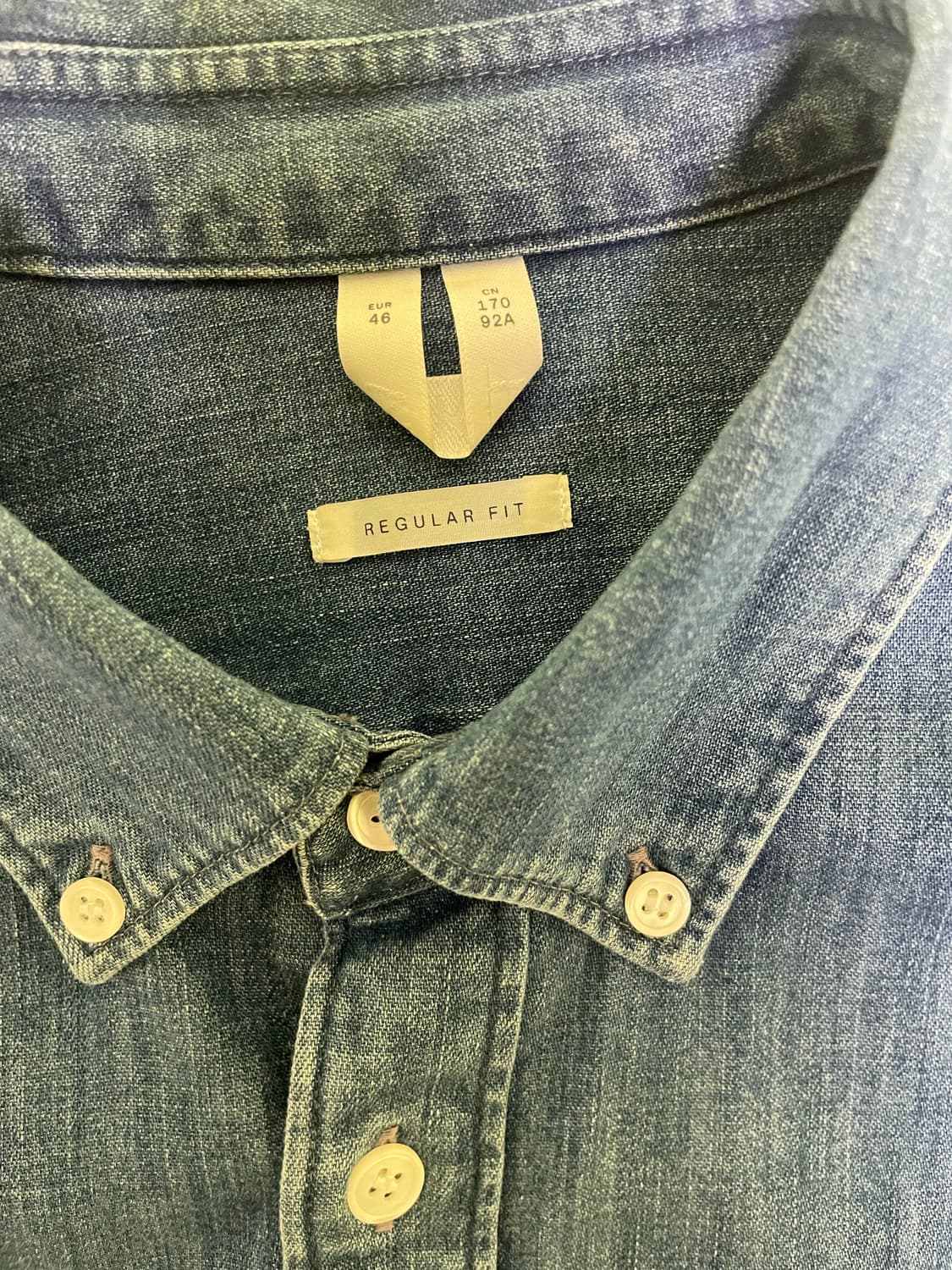 아르켓 맨즈 레귤러핏 데님 셔츠 상품이미지3