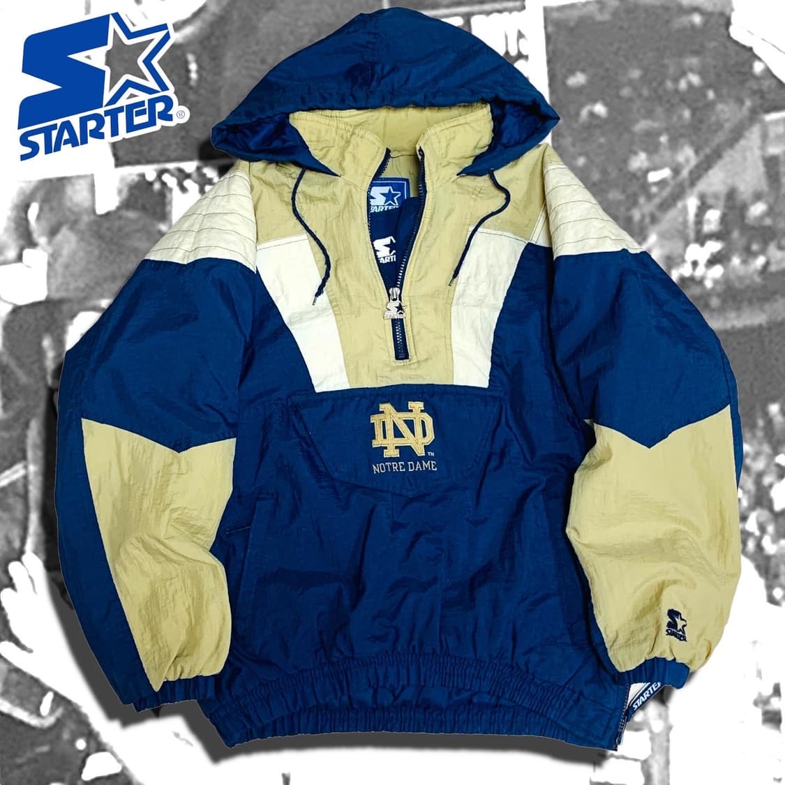 Starter 스타터 노트르담 파이팅 아이리쉬 아노락 상품이미지1