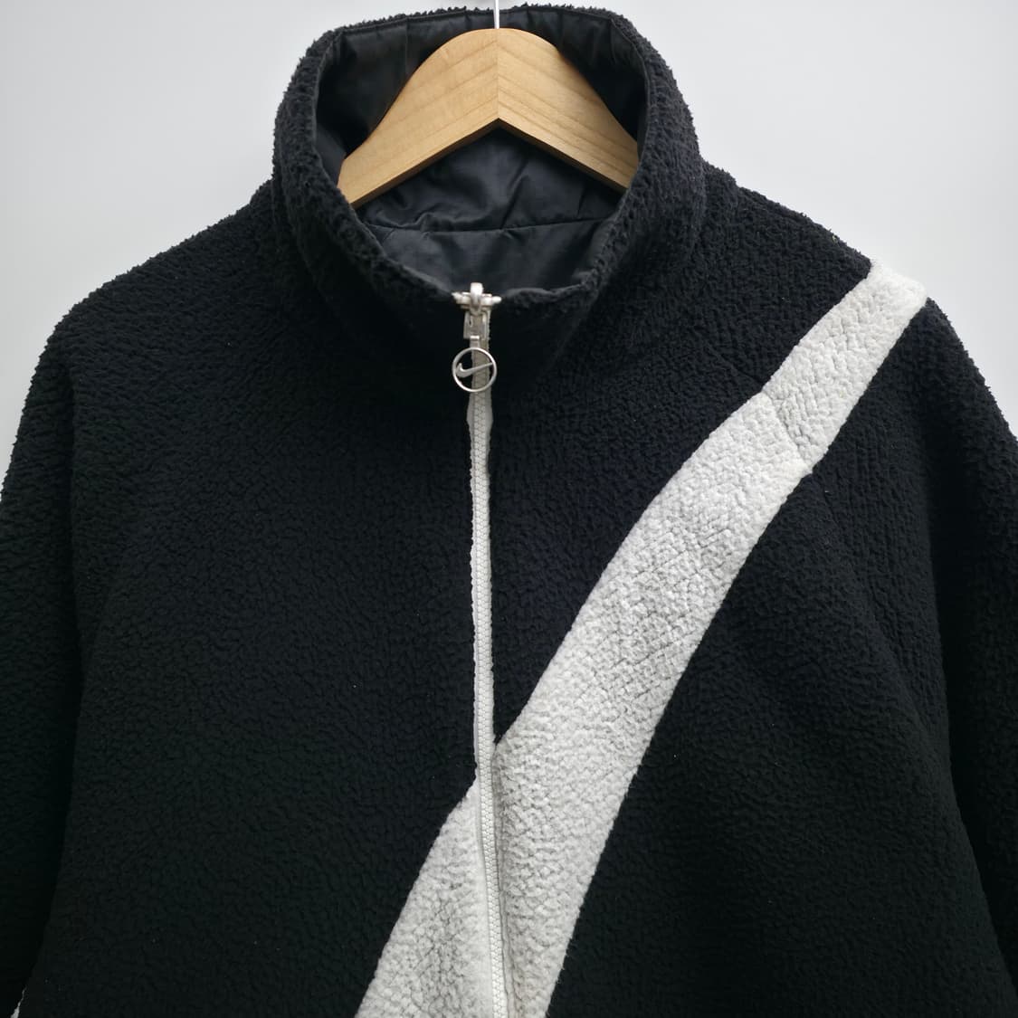 [S] 나이키 리버시블 스우시 플리스 자켓 블랙 상품이미지2