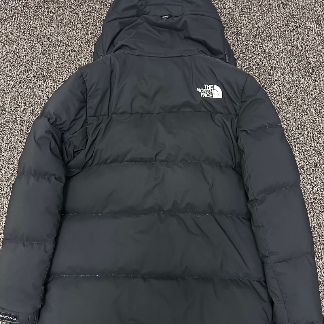 노스페이스 구스다운 롱패딩 블랙 NC1DJ50B 95사이즈 상품이미지7