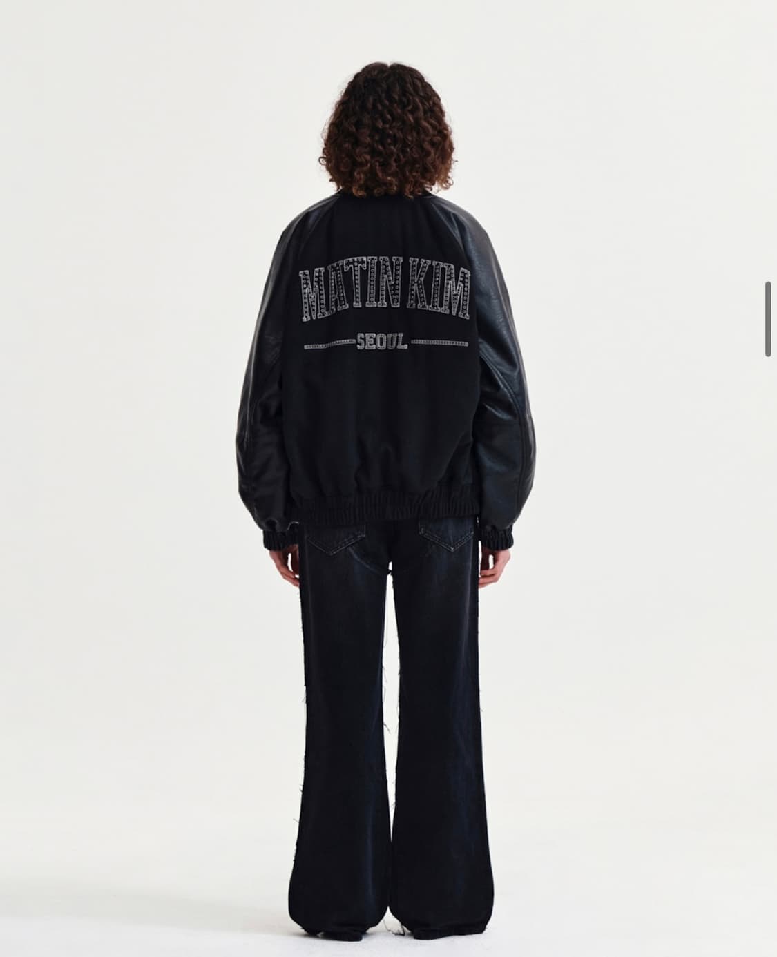 마뗑킴 스터드 포인트 폭스 레더 점퍼 상품이미지6