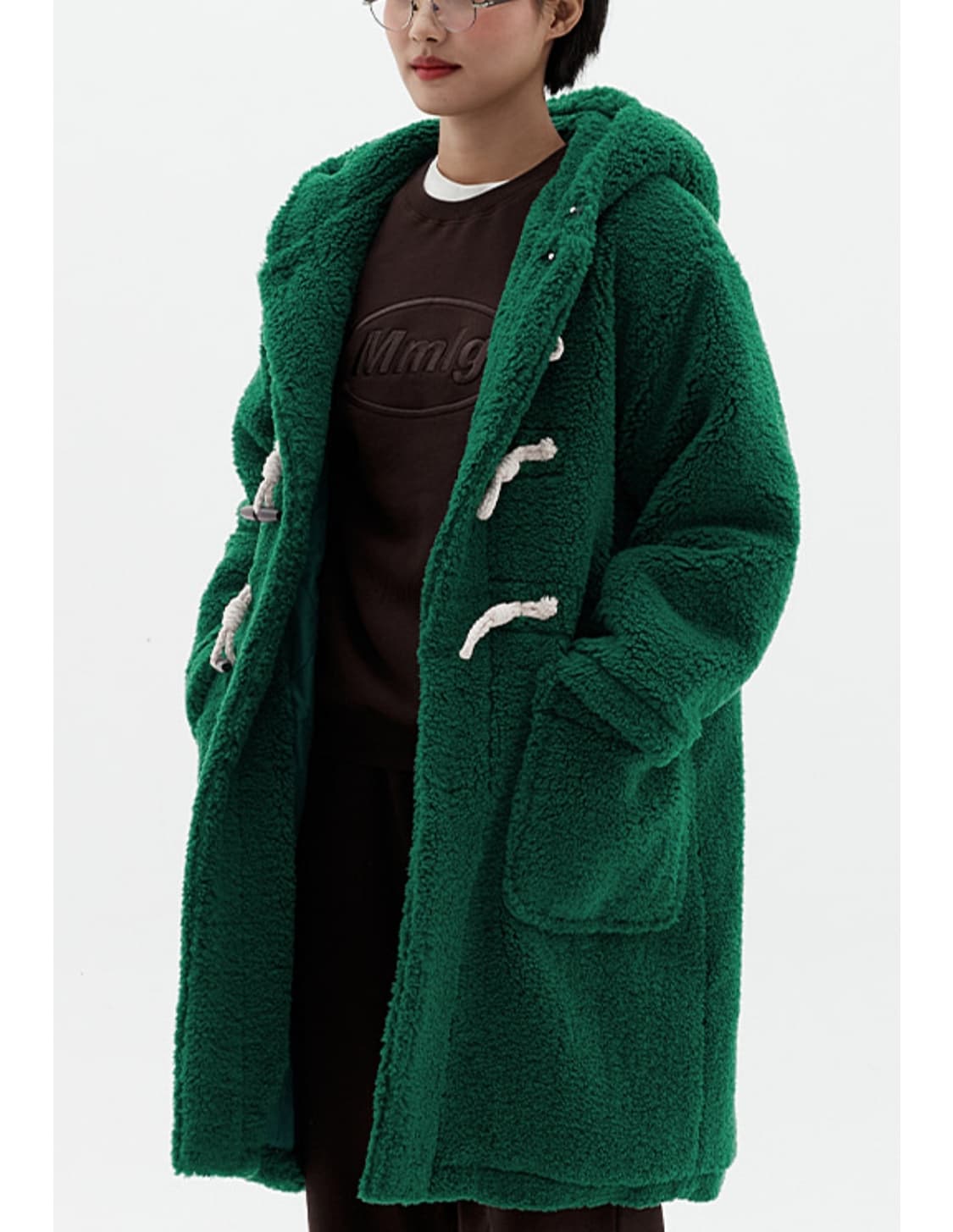 (택포)새상품 Mmlg 엠엠엘지 뽀글이코트 L(최상) 상품이미지10