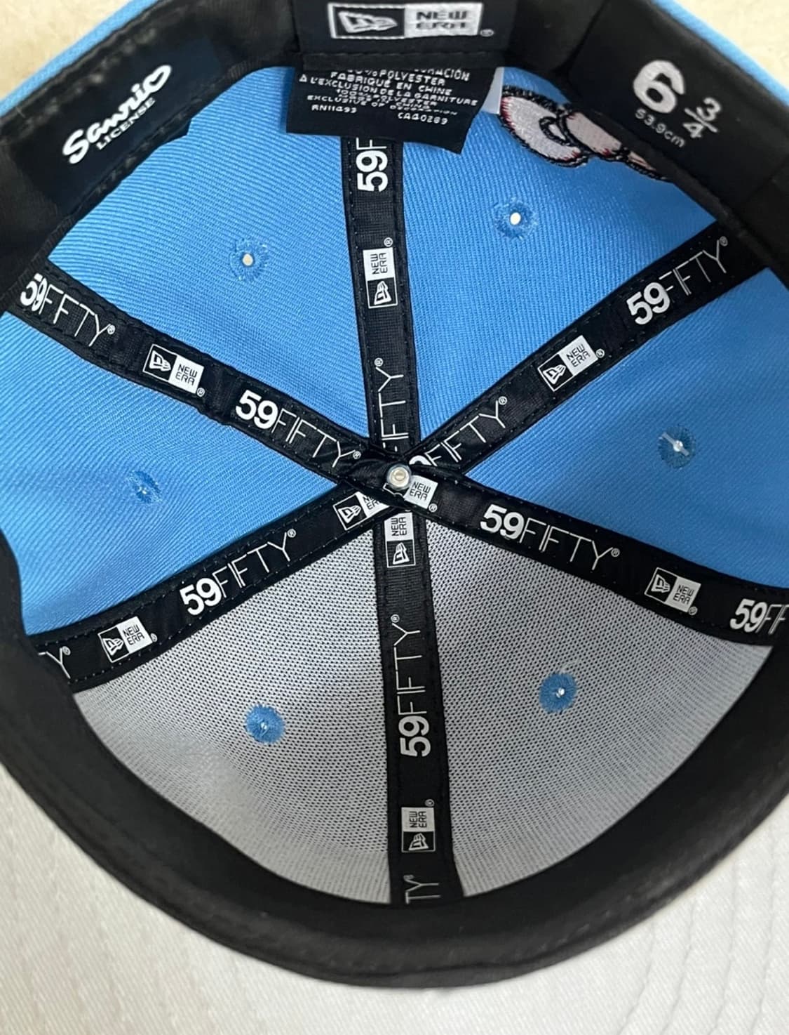 🩵[새상품] 뉴에라 키즈 헬로키티 캡모자🩵 상품이미지5