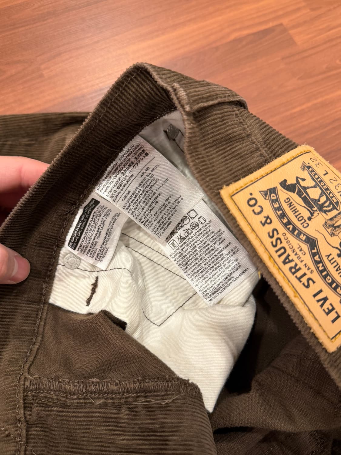 Levis 리바이스 511 코듀로이 팬츠 (34inch) 상품이미지7