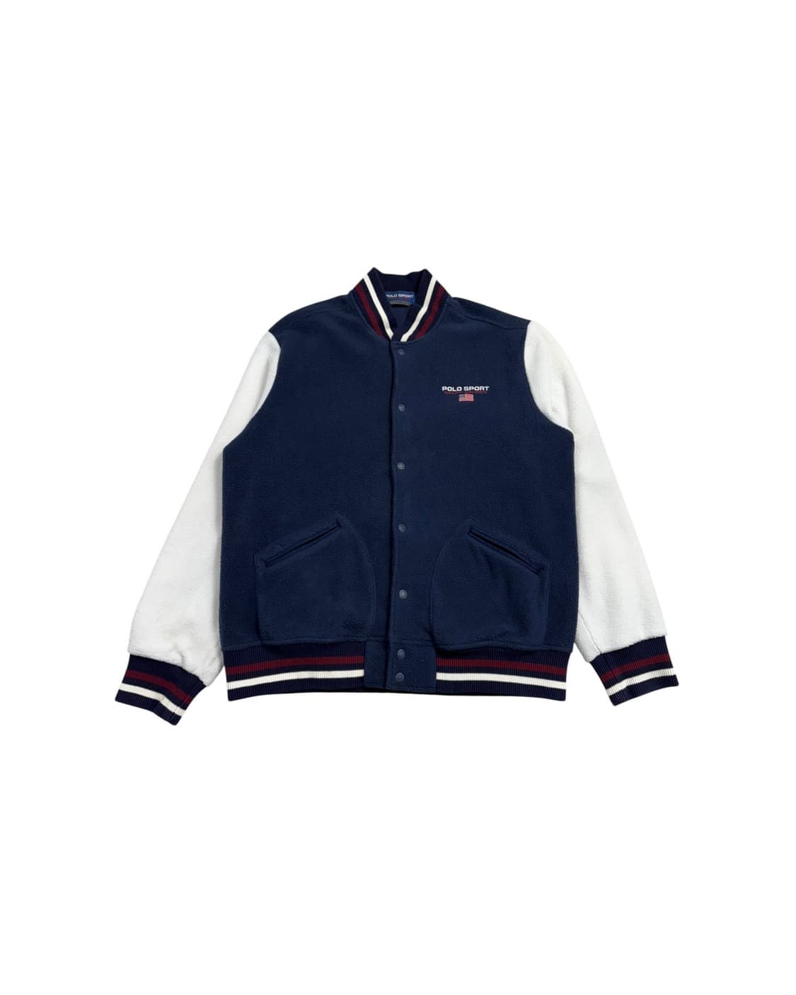 폴로 스포츠 바시티 플리스 자켓 네이비 상품이미지1