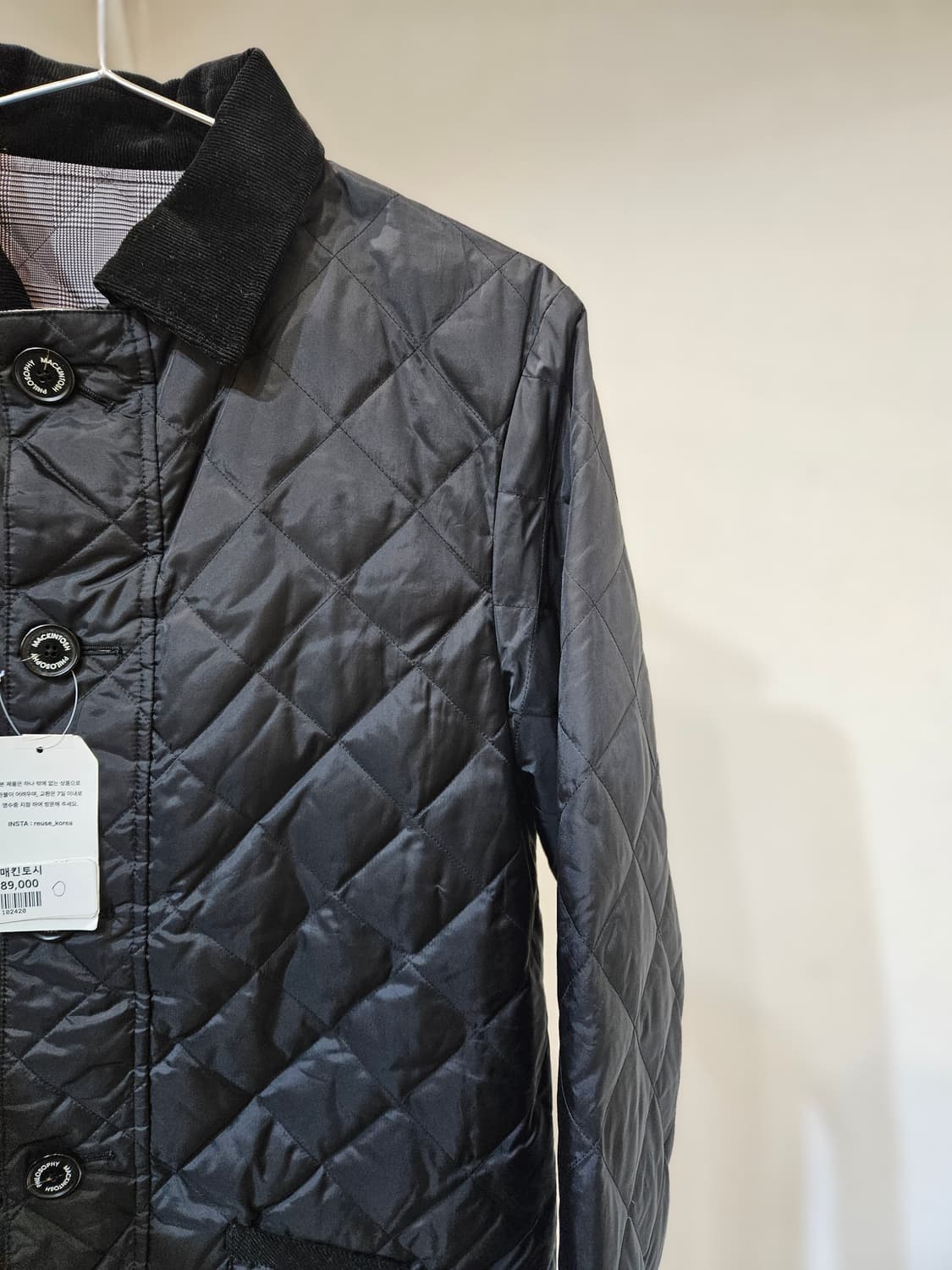 매킨토시 퀄팅 자켓 상품이미지3