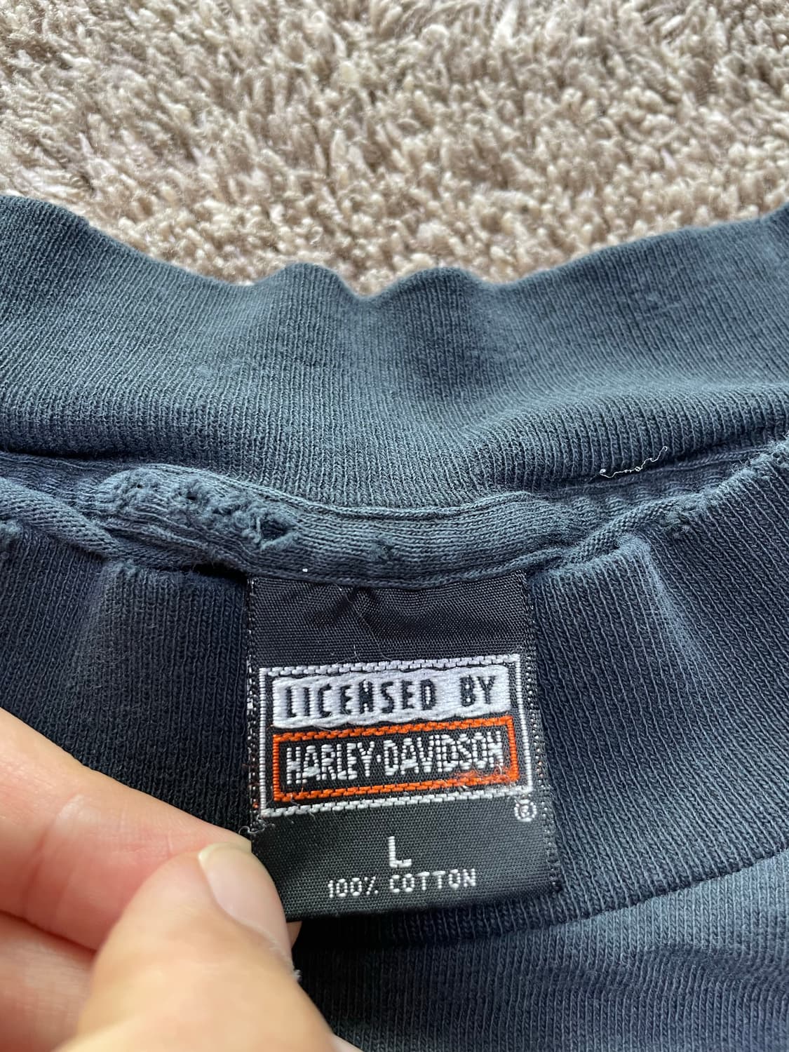 90s harley long sleeve 할리데이비슨 플레임 롱슬리브 상품이미지4