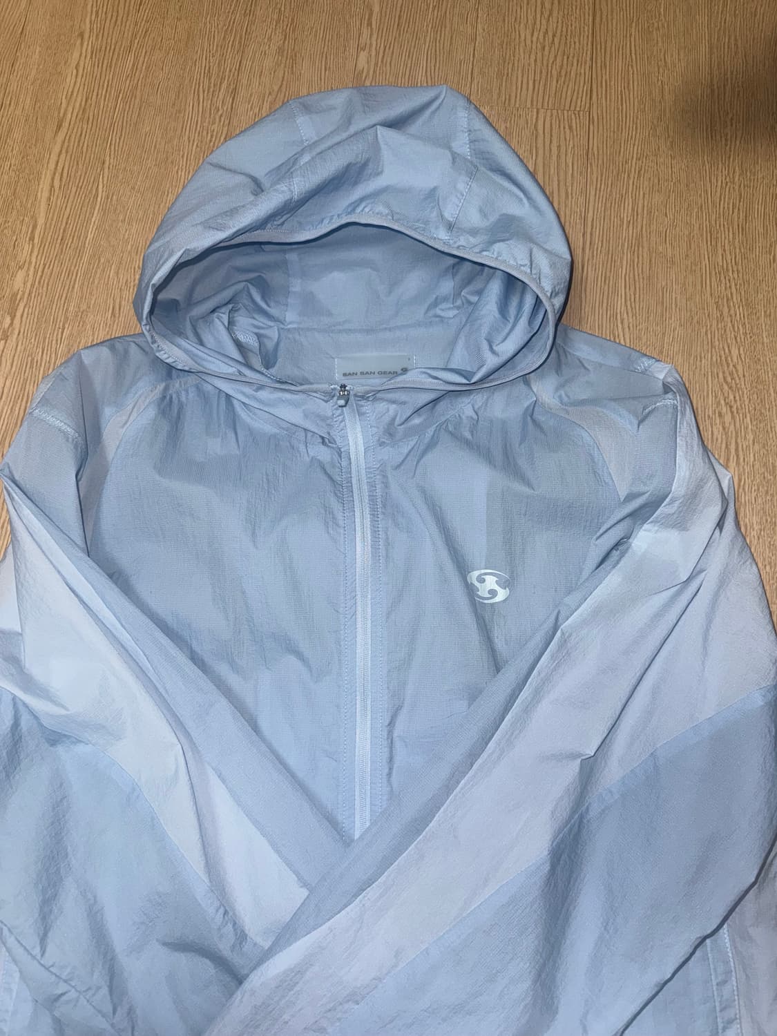 산산기어 패널드자켓 스카이블루 25ss 상품이미지1