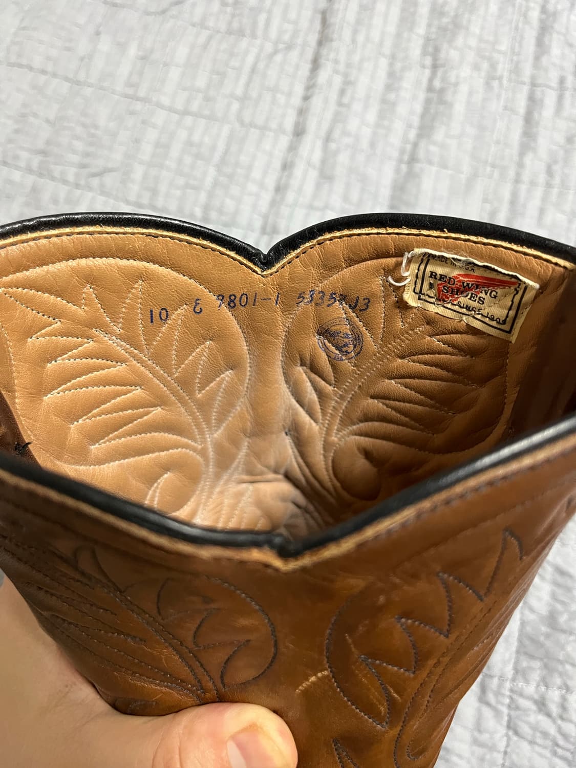 REDWING 레드윙 페코스 웨스턴 부츠 10D 사이즈 상품이미지7