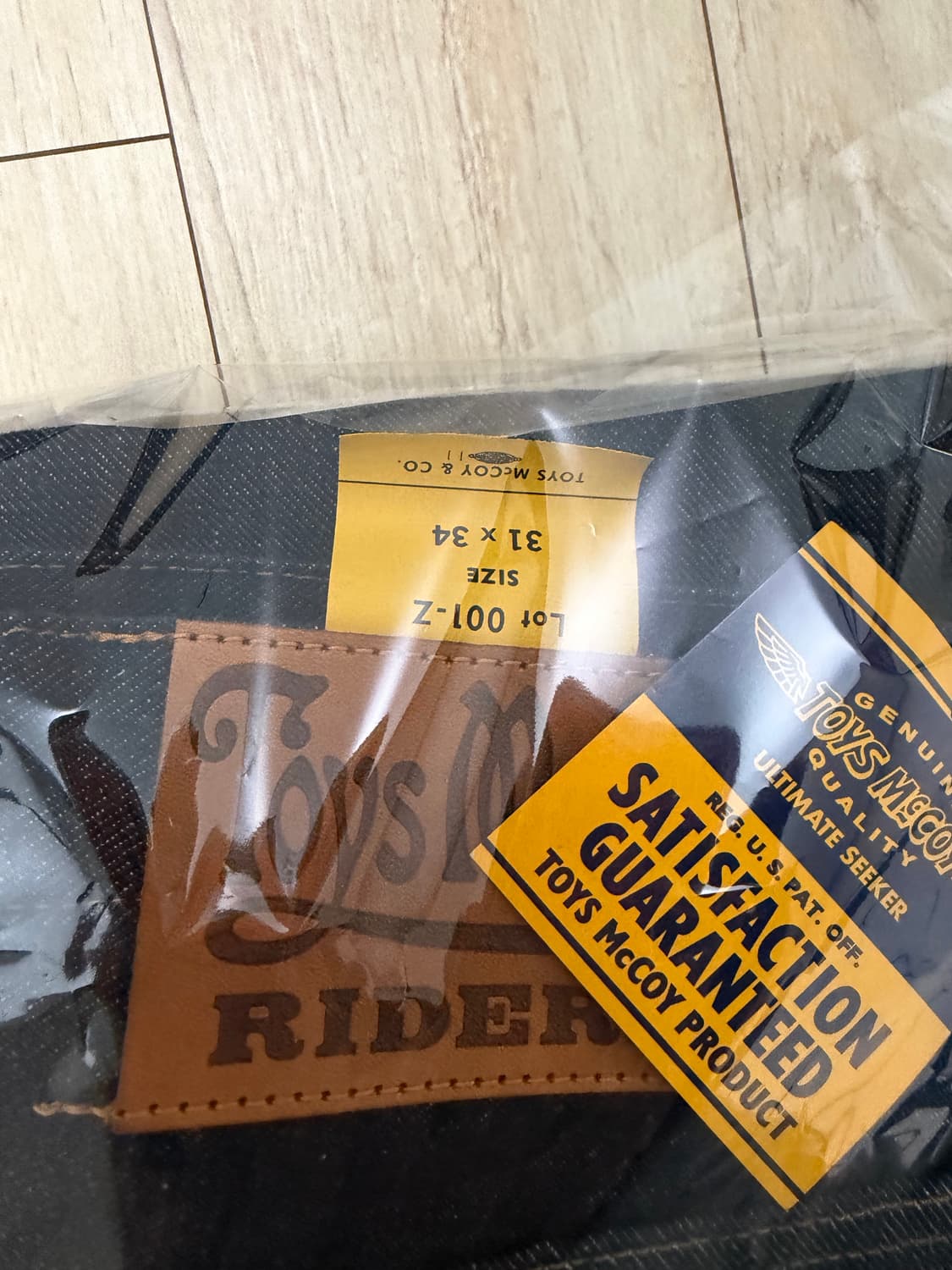 토이즈 맥코이 001z 원워시 셀비지 데님 31*34 새제품 상품이미지2