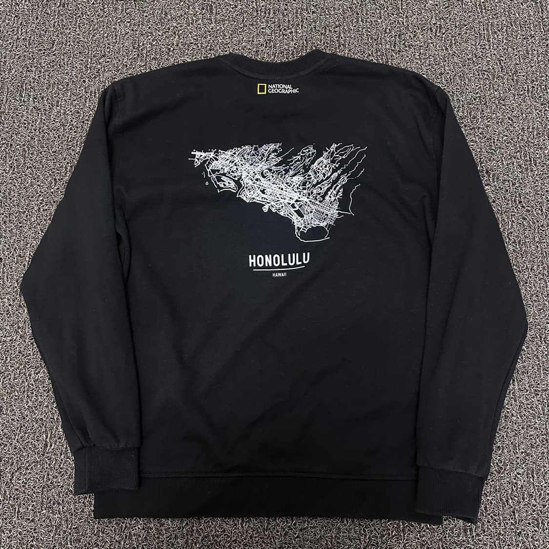 내셔널지오그래픽 맨투맨 블랙 L 상품이미지3