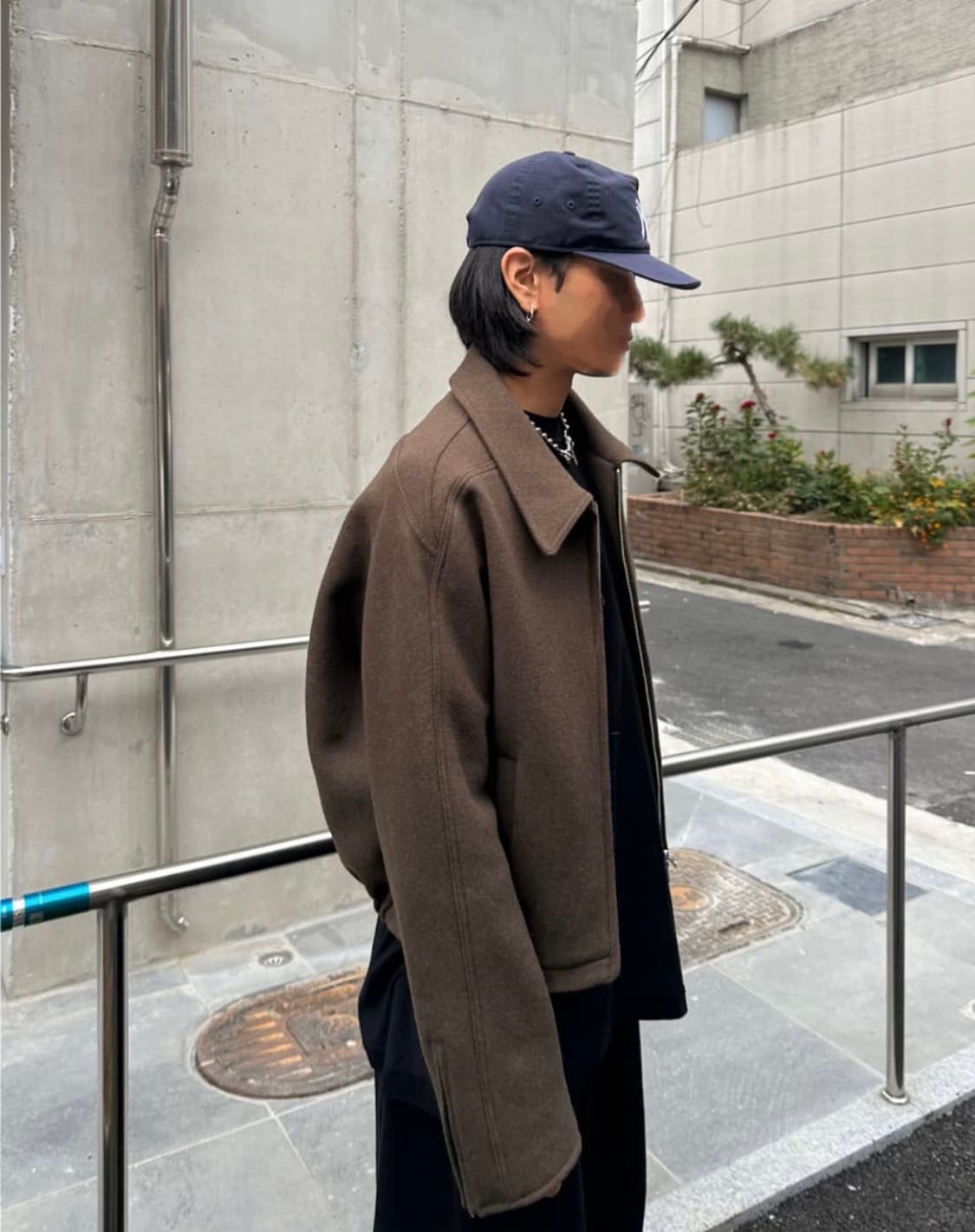 논노드 크롭 디테일 울 자켓 상품이미지1