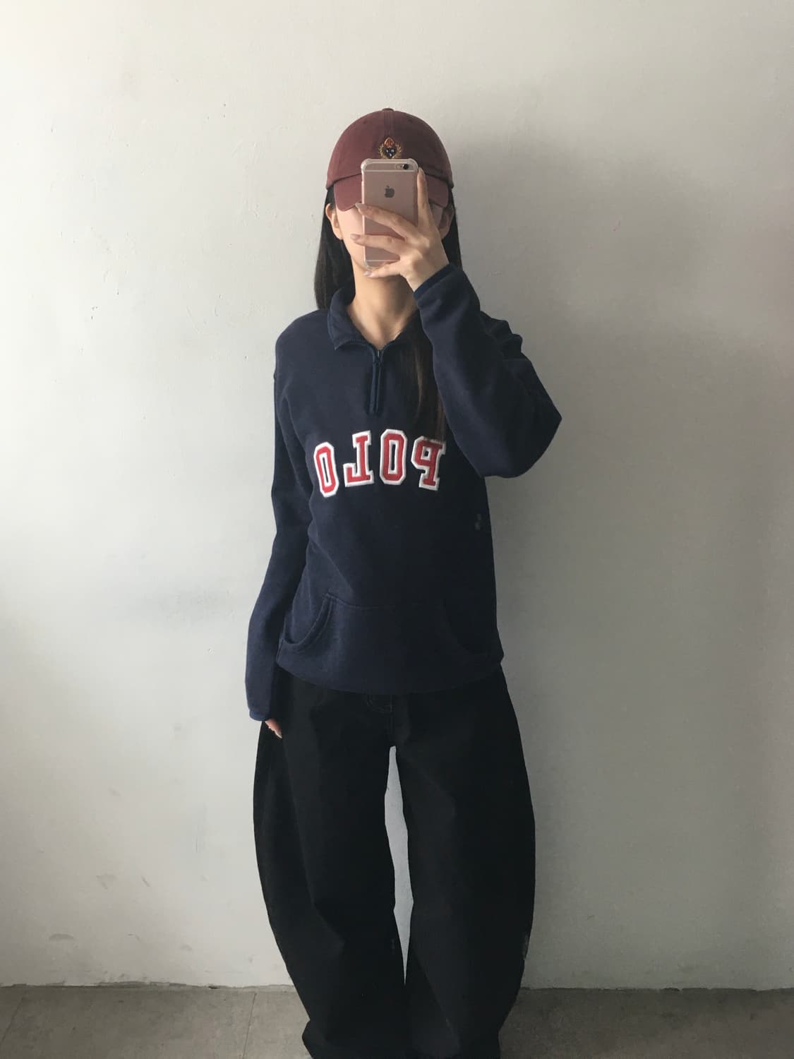 폴로 랄프로렌 빅로고 반집업 상품이미지1