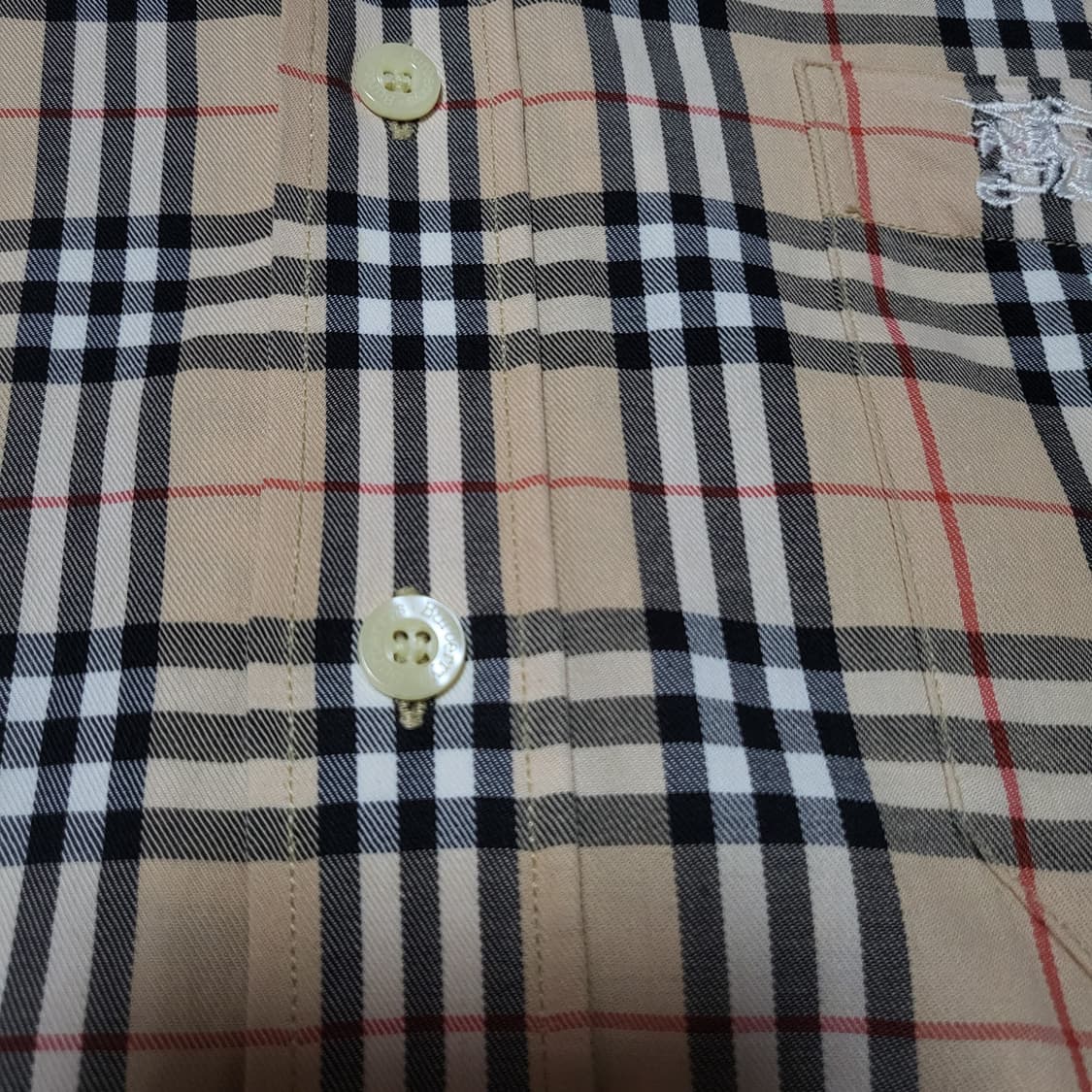 (M) 버버리 체크셔츠 빈티지 버버리셔츠 노바체크 상품이미지9