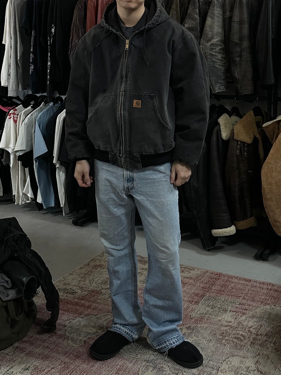 OG 칼하트 J130 액티브 자켓 칼하트 BLK 아이유 상품이미지2