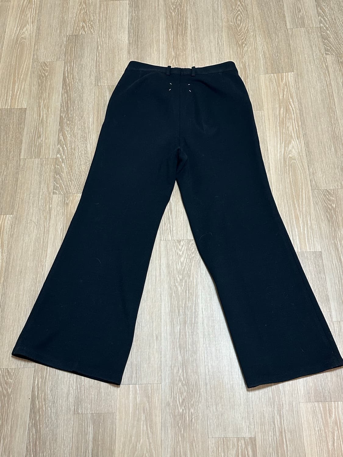 메종 마르지엘라 블랙 니티드 울 팬츠 44 상품이미지1