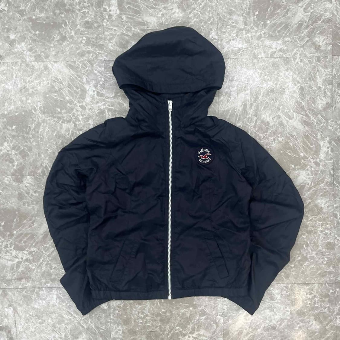 홀리스터 y2k 여리핏 걸즈 윈드브레이커 자켓 후드집업 바람막이(M) 상품이미지2