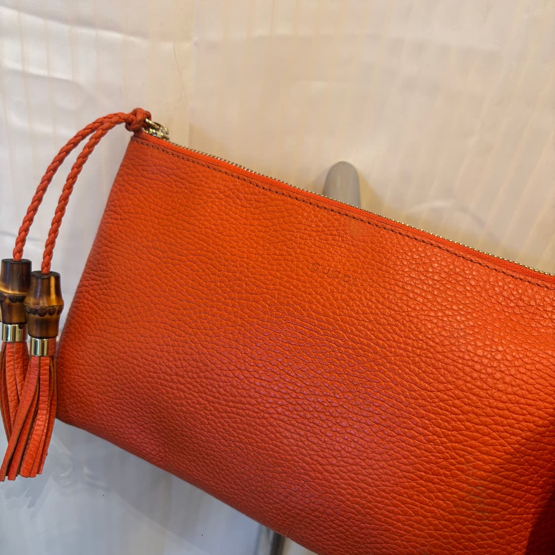 정품 구찌 뱀부 태슬 클러치백    상품이미지5