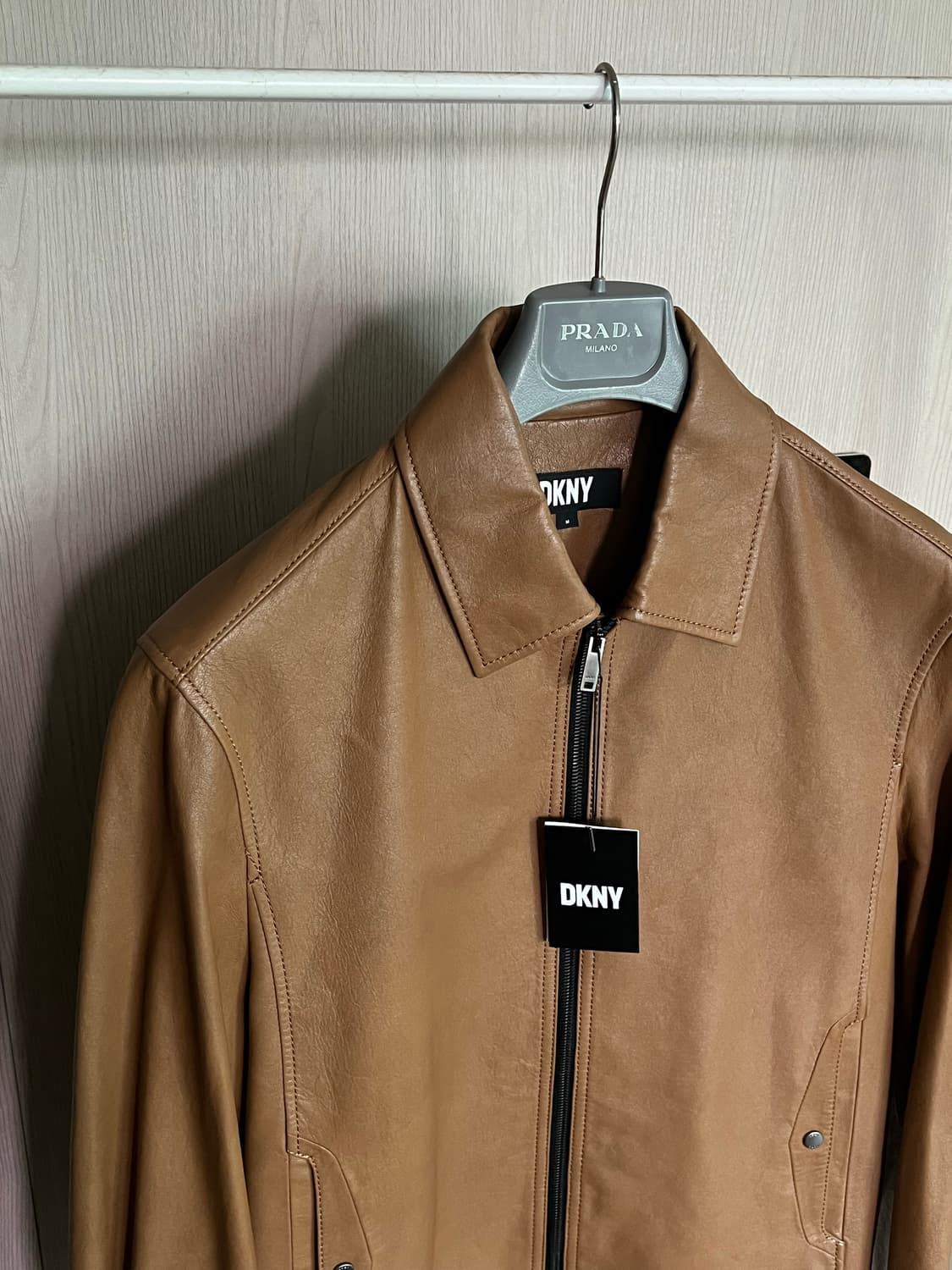 DKNY 나파 레더 가죽 자켓 m사이즈 새상품 상품이미지4