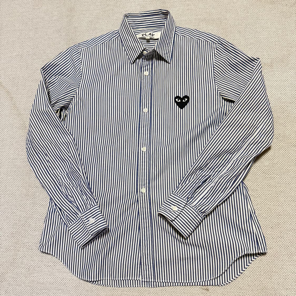 꼼데가르송 블랙와팬 스트라이프 셔츠 (국내탭) 상품이미지1