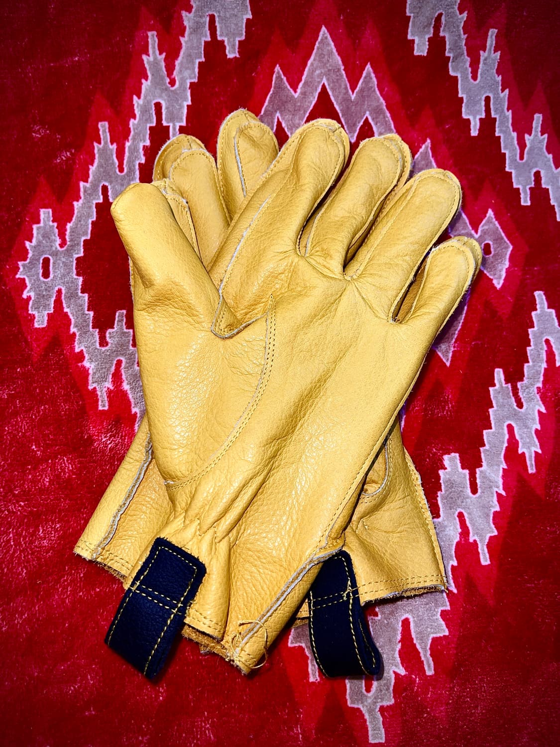 워크웨어무드 남자 가죽장갑 (천연가죽) 상품이미지4