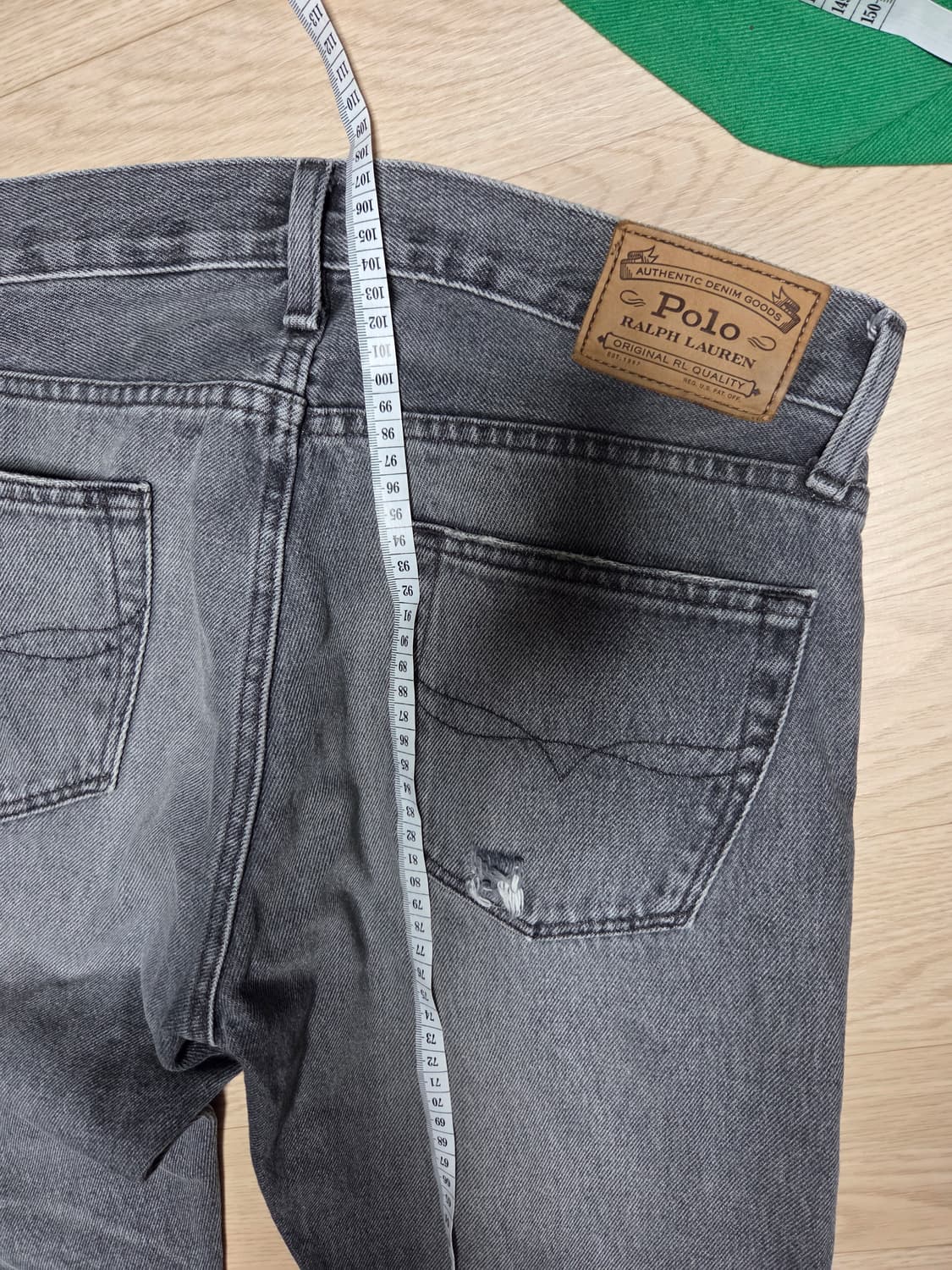 폴로 랄프로렌 그레이 데님 흑청 청바지 팬츠 상품이미지6